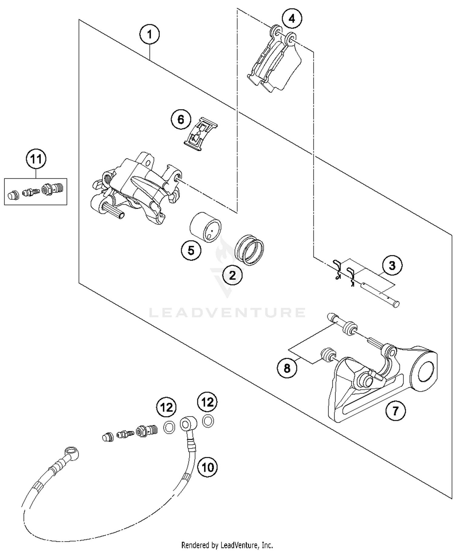 Brake Caliper Rear