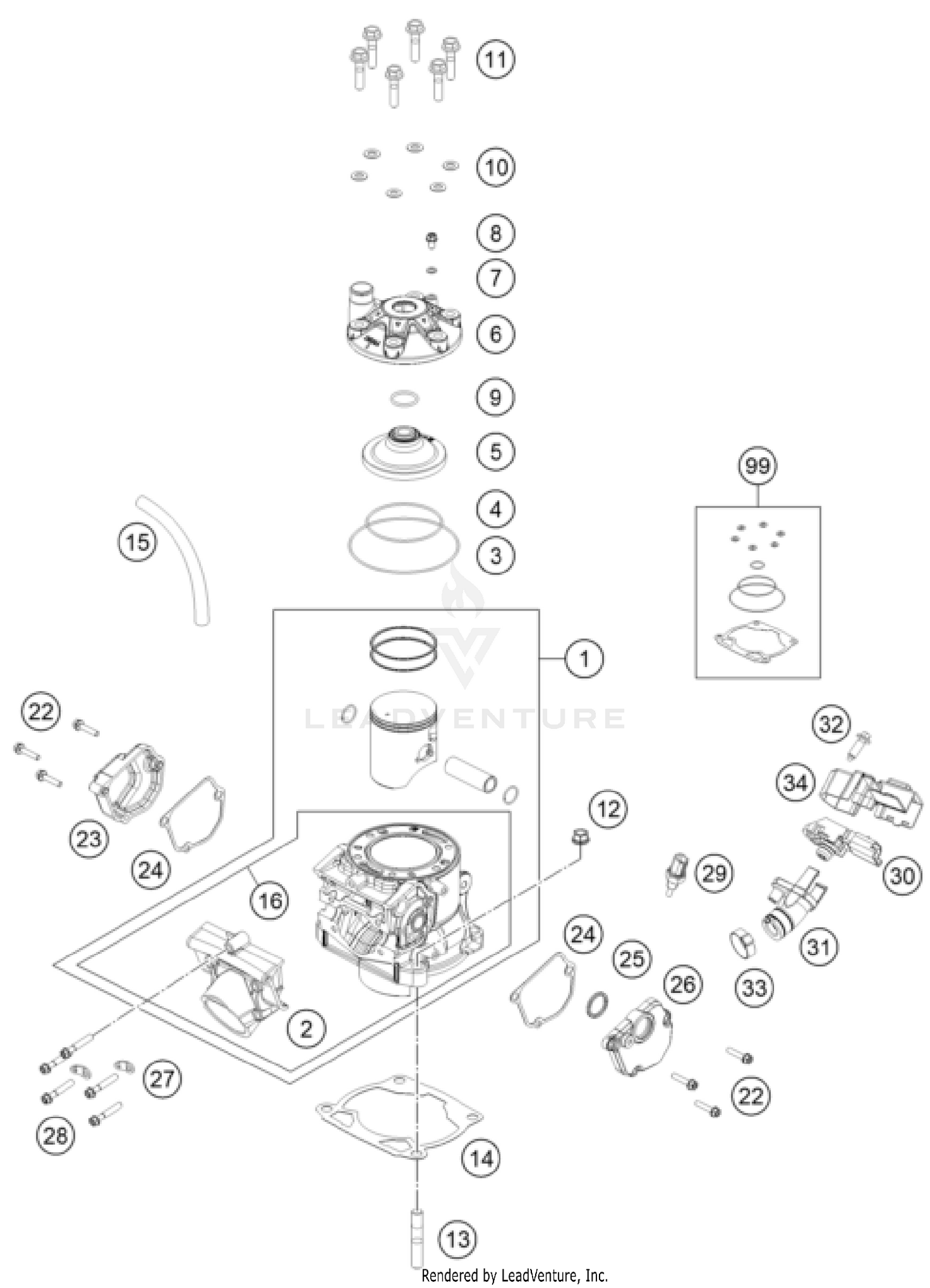 CYLINDER, CYLINDER HEAD