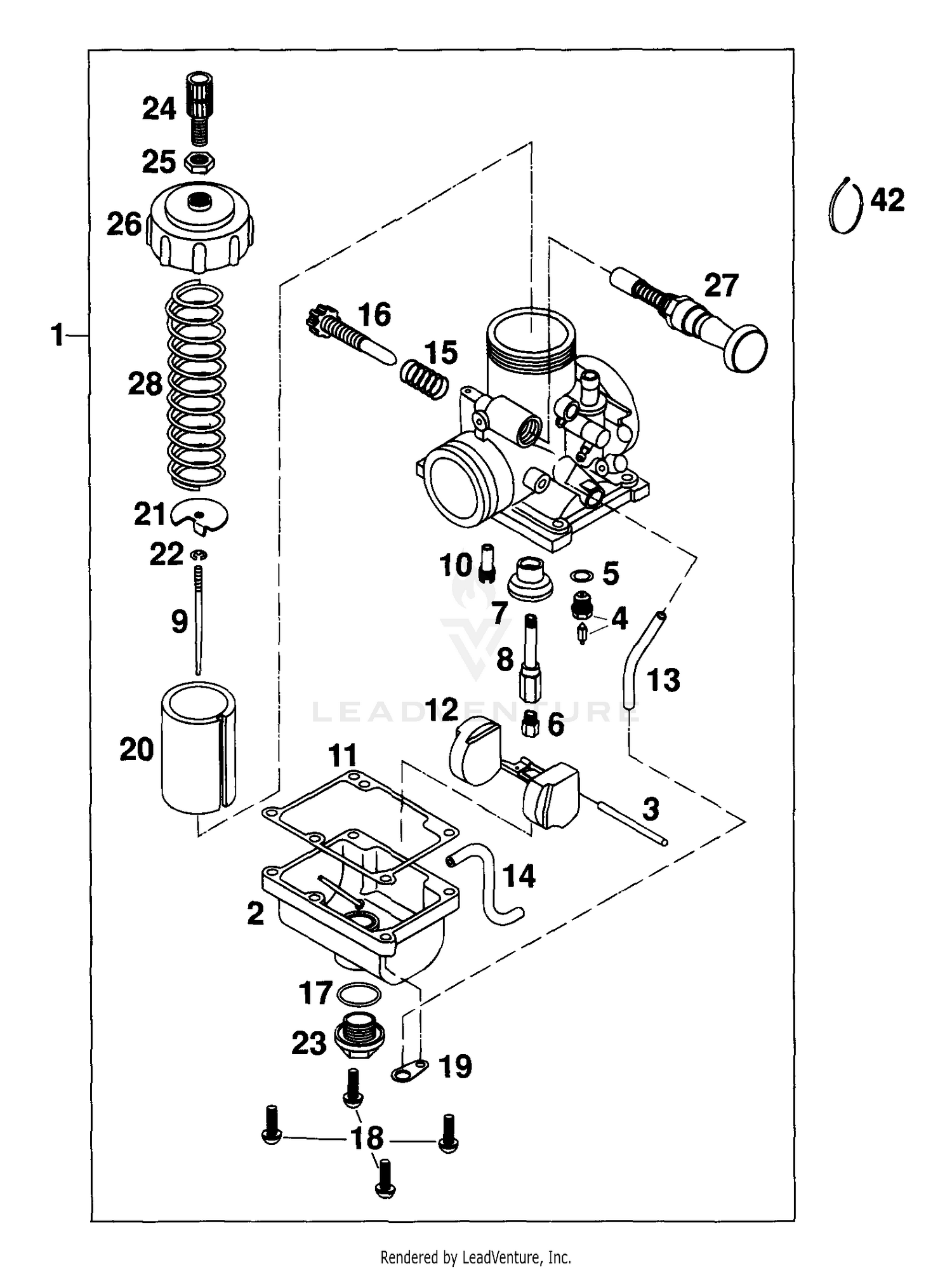 Carburetor Mikuni VM24