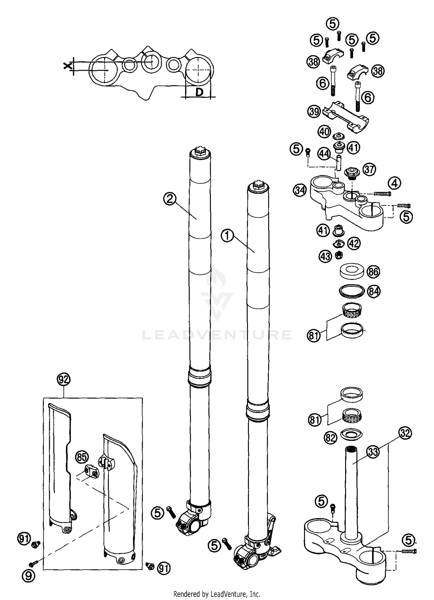 Front Fork WP USD 48