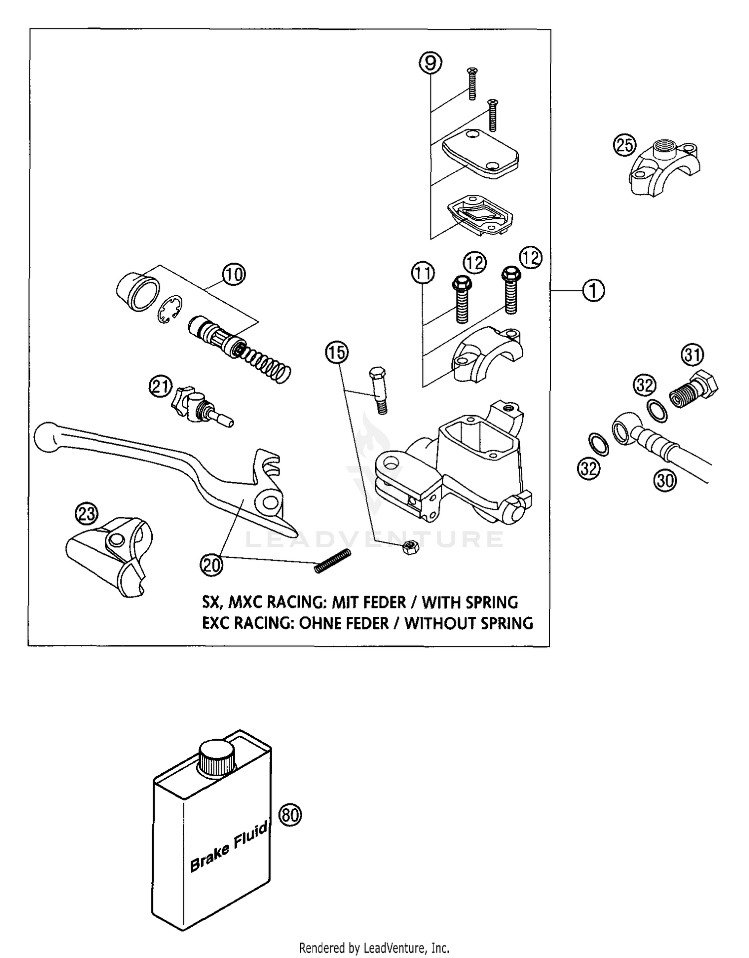 Hand Brake Cylinder
