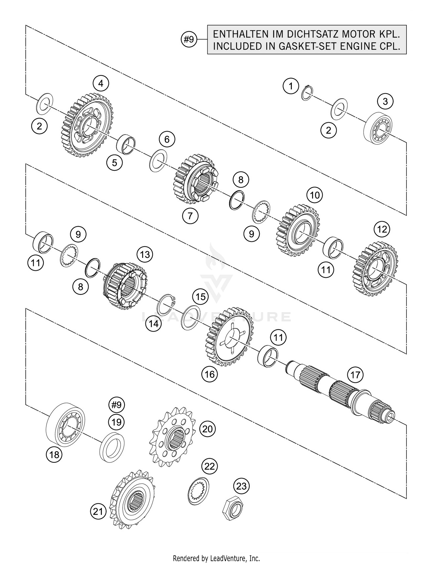 TRANSMISSION II - COUNTERSHAFT