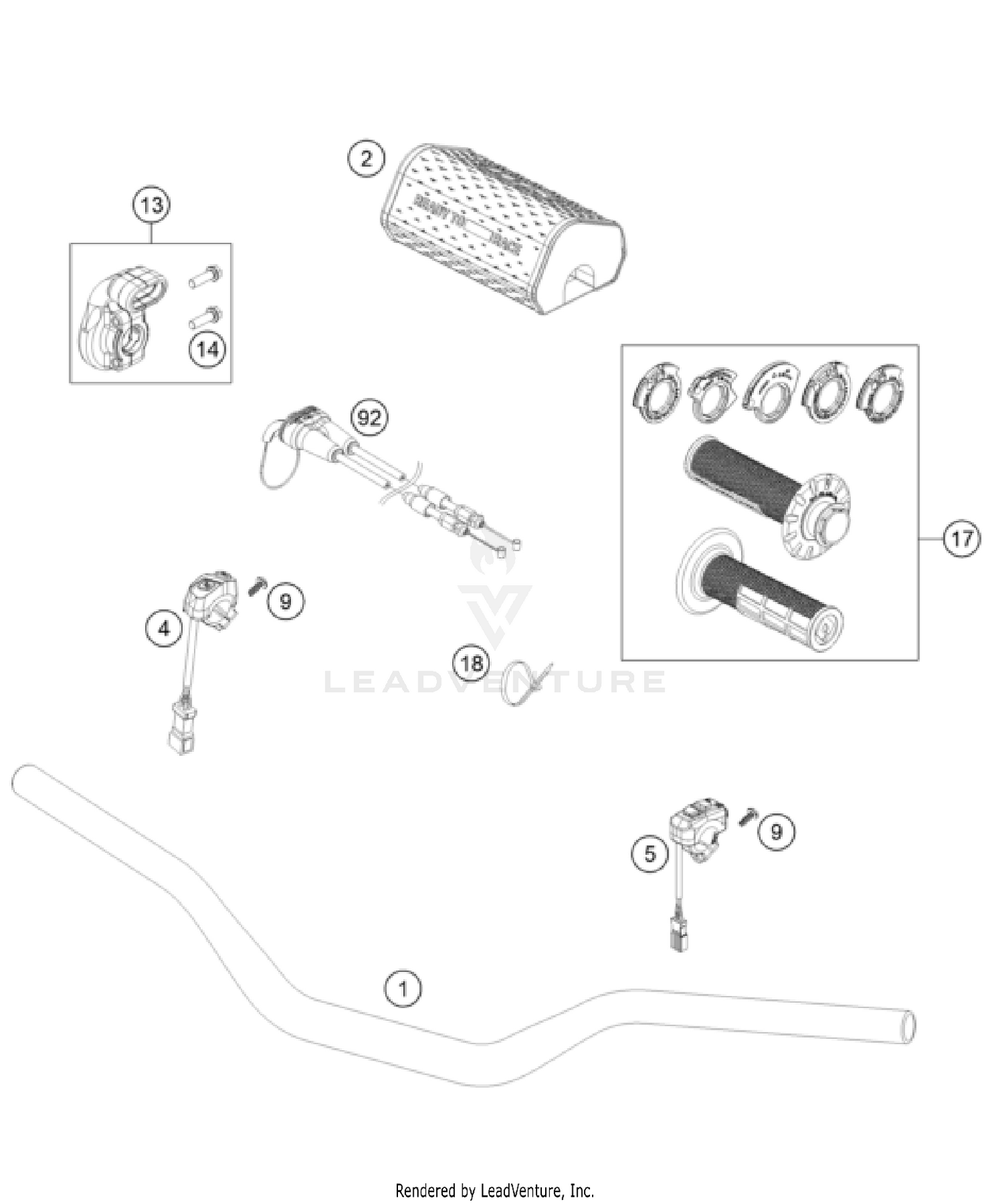HANDLEBAR, CONTROLS