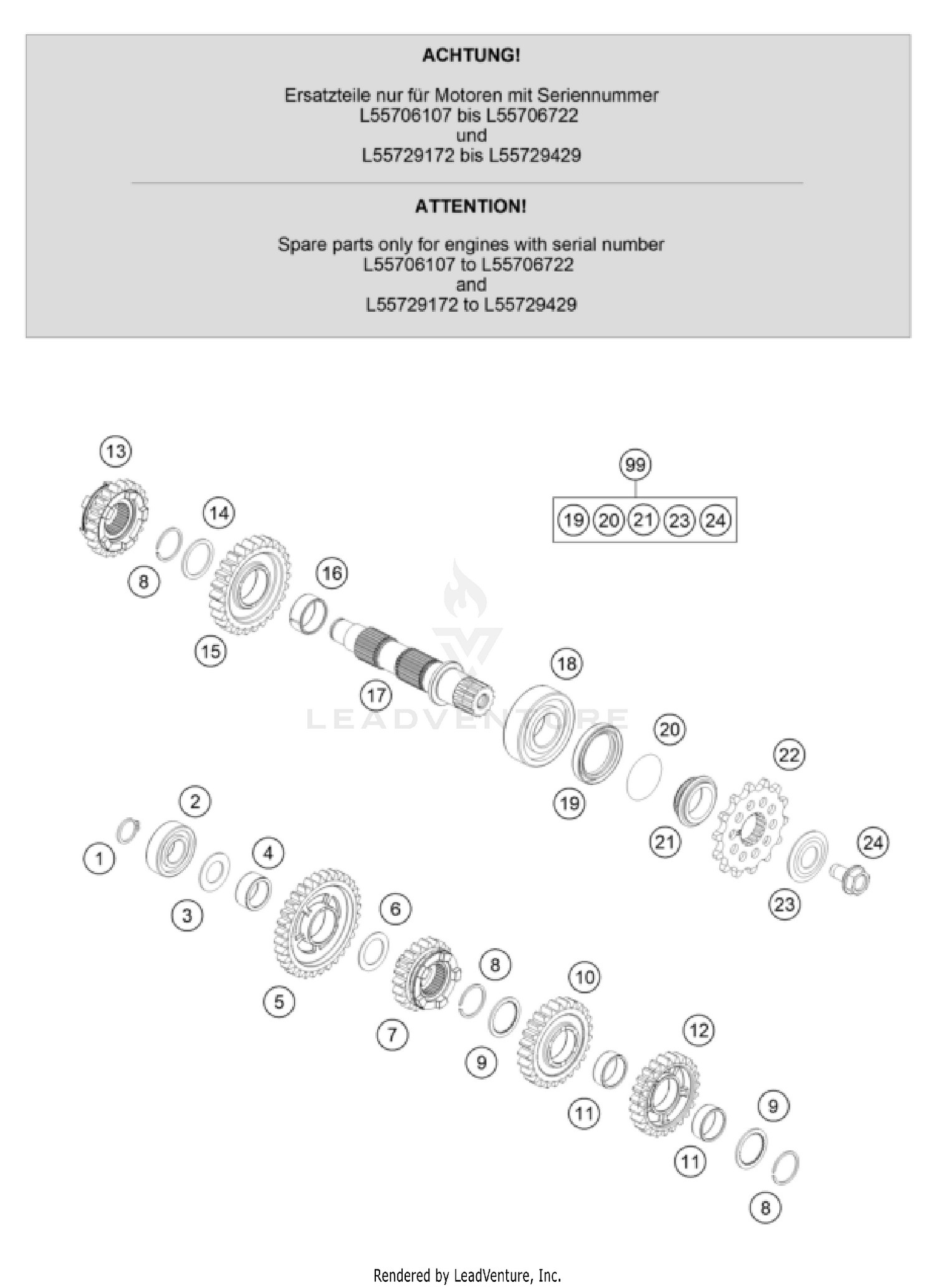 TRANSMISSION II - COUNTERSHAFT