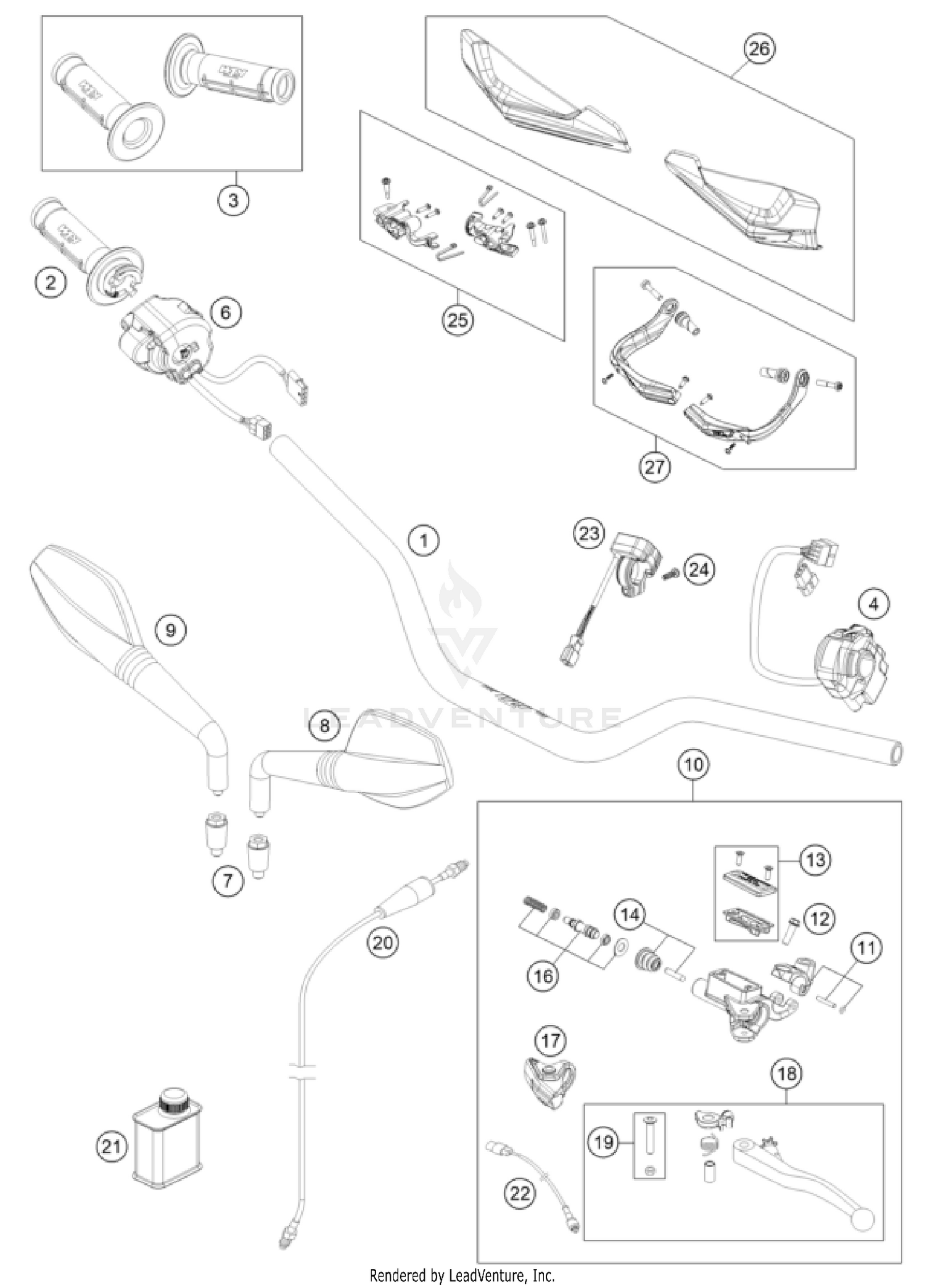 HANDLEBAR, CONTROLS