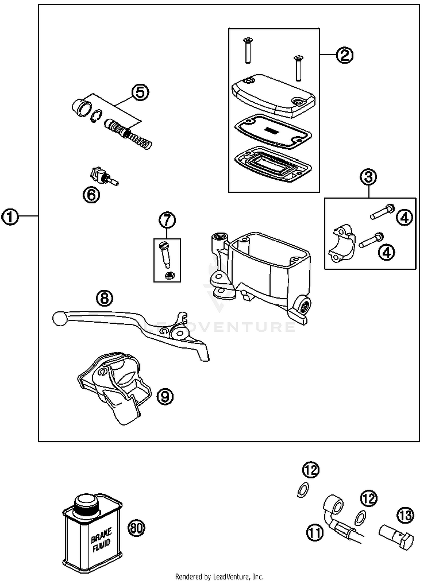 Hand Brake Cylinder