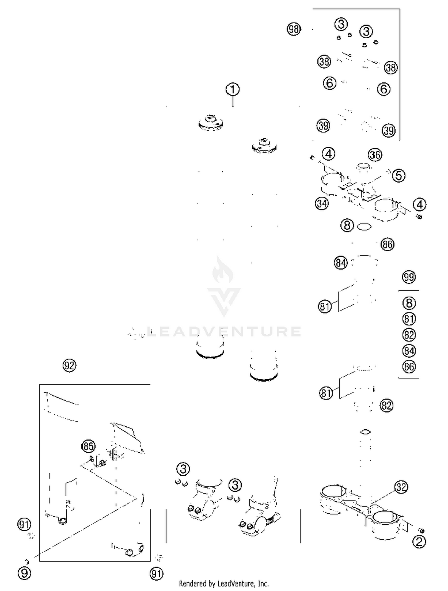 Front Fork, Triple Clamp