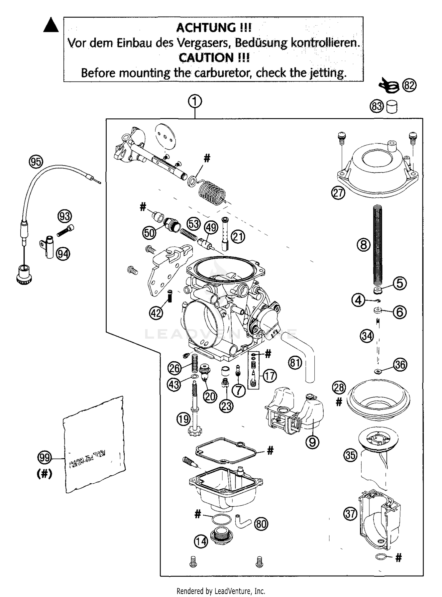 Carburetor Mikuni BST 40