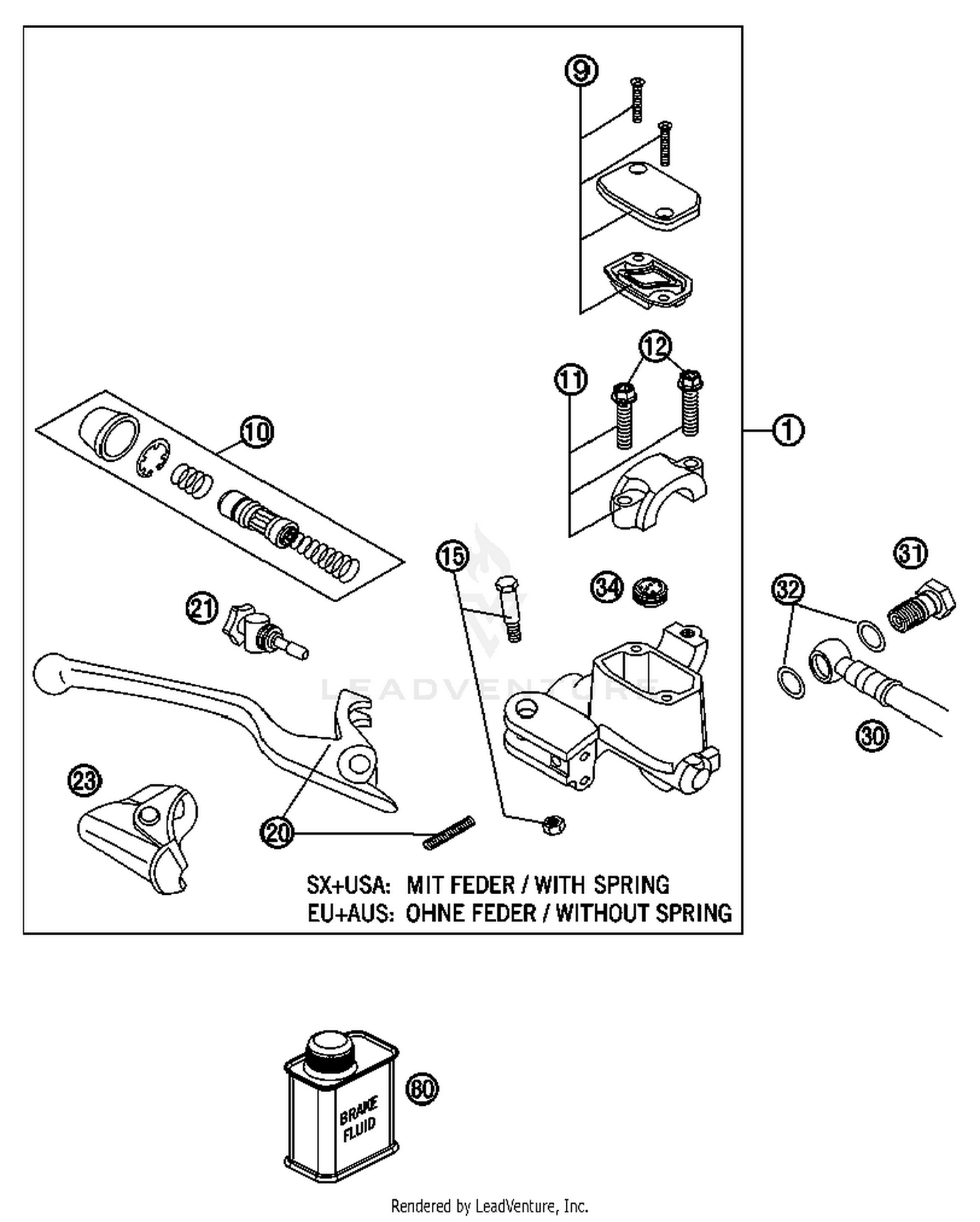 Hand Brake Cylinder
