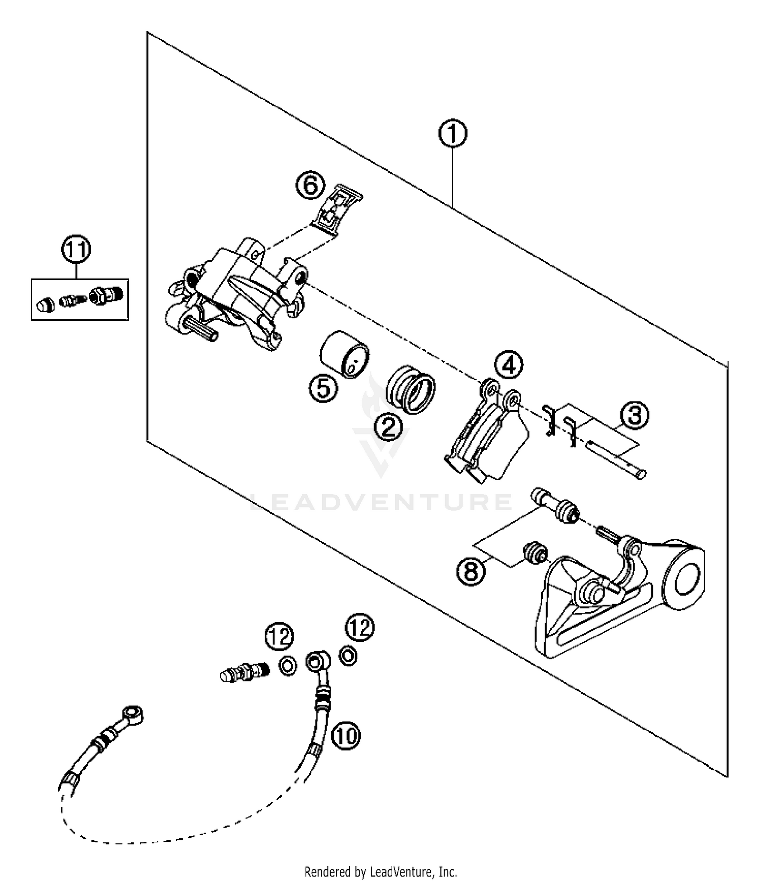 Brake Caliper Rear