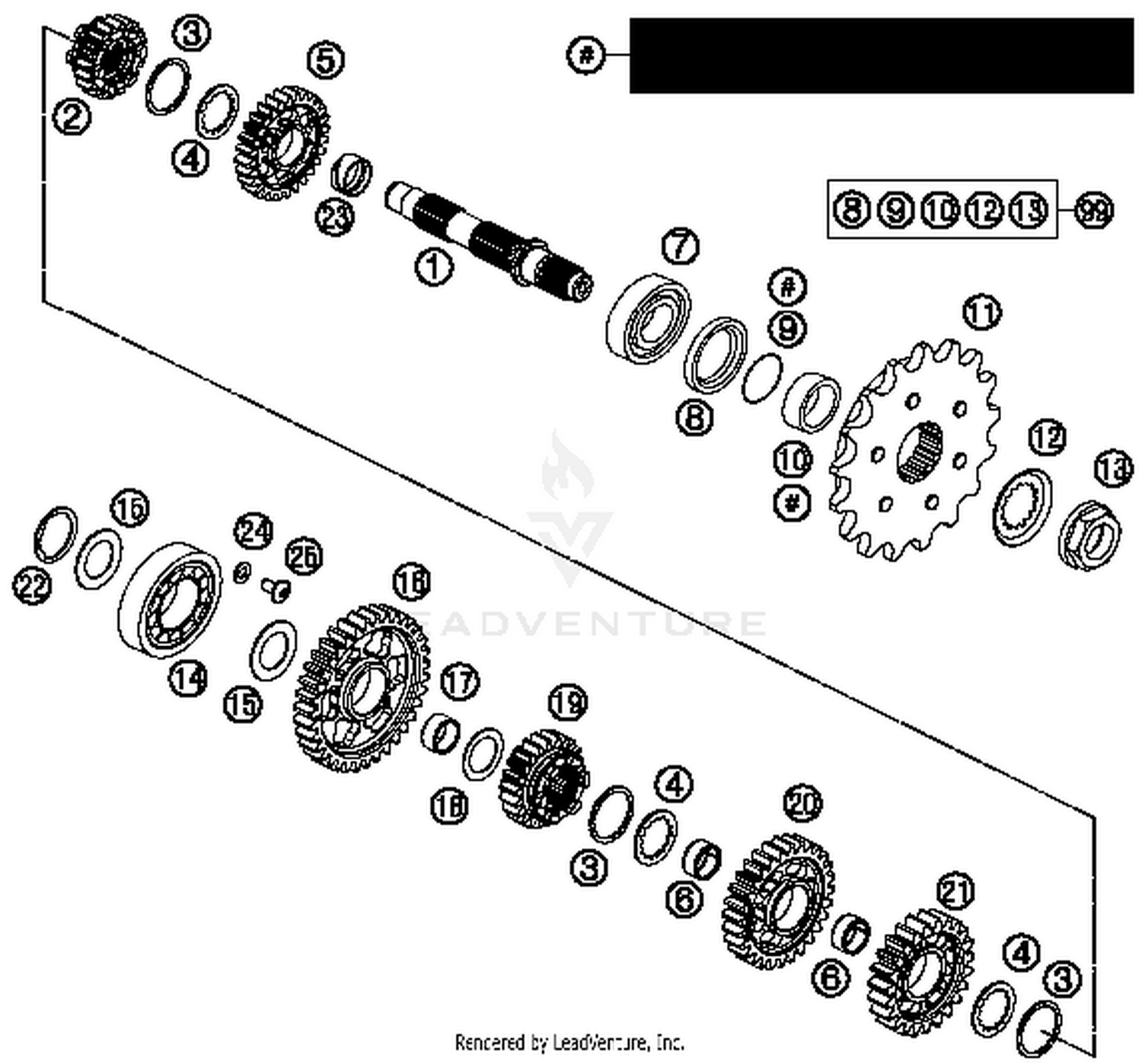 Transmission Ii - Countershaf