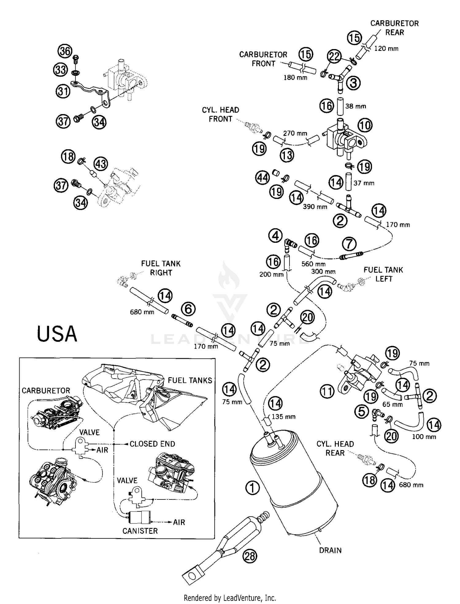 Evaporative Canister (USA)