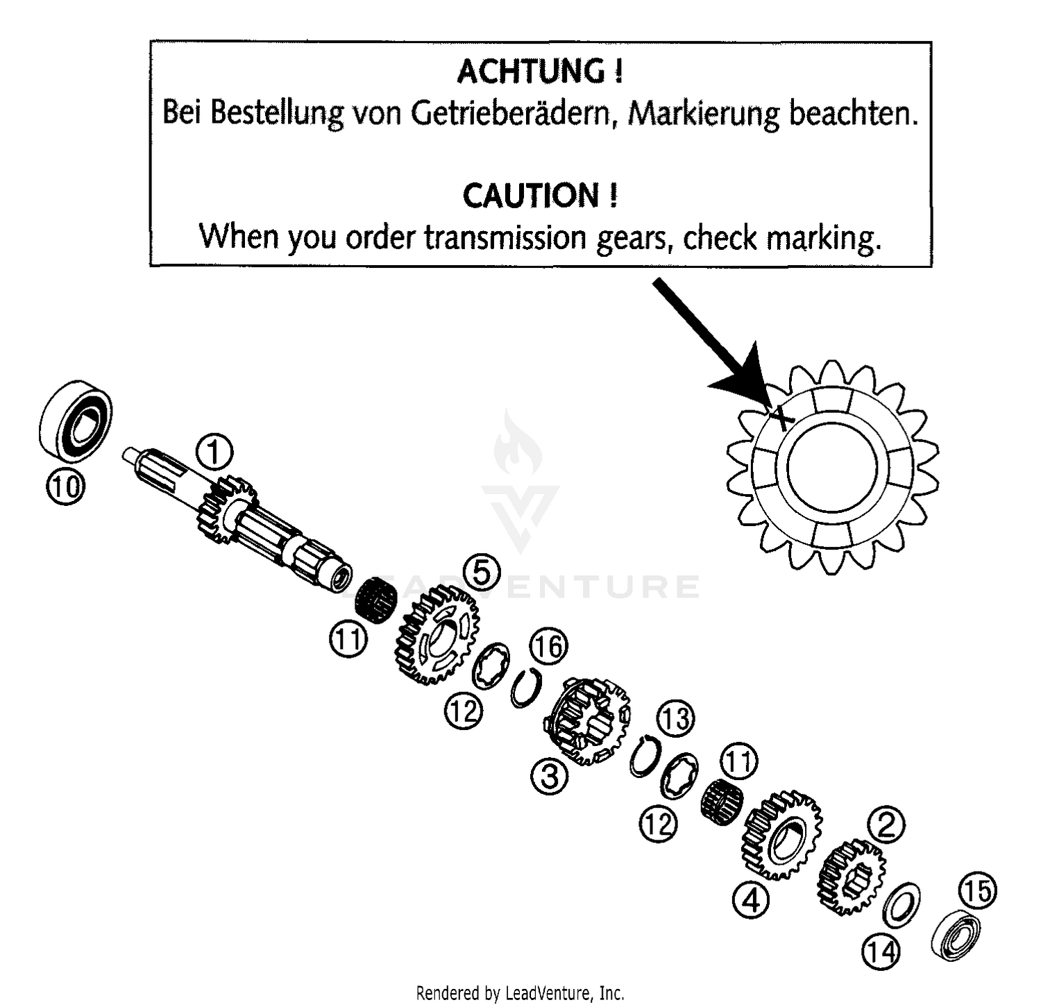Transmission I - Main Shaft