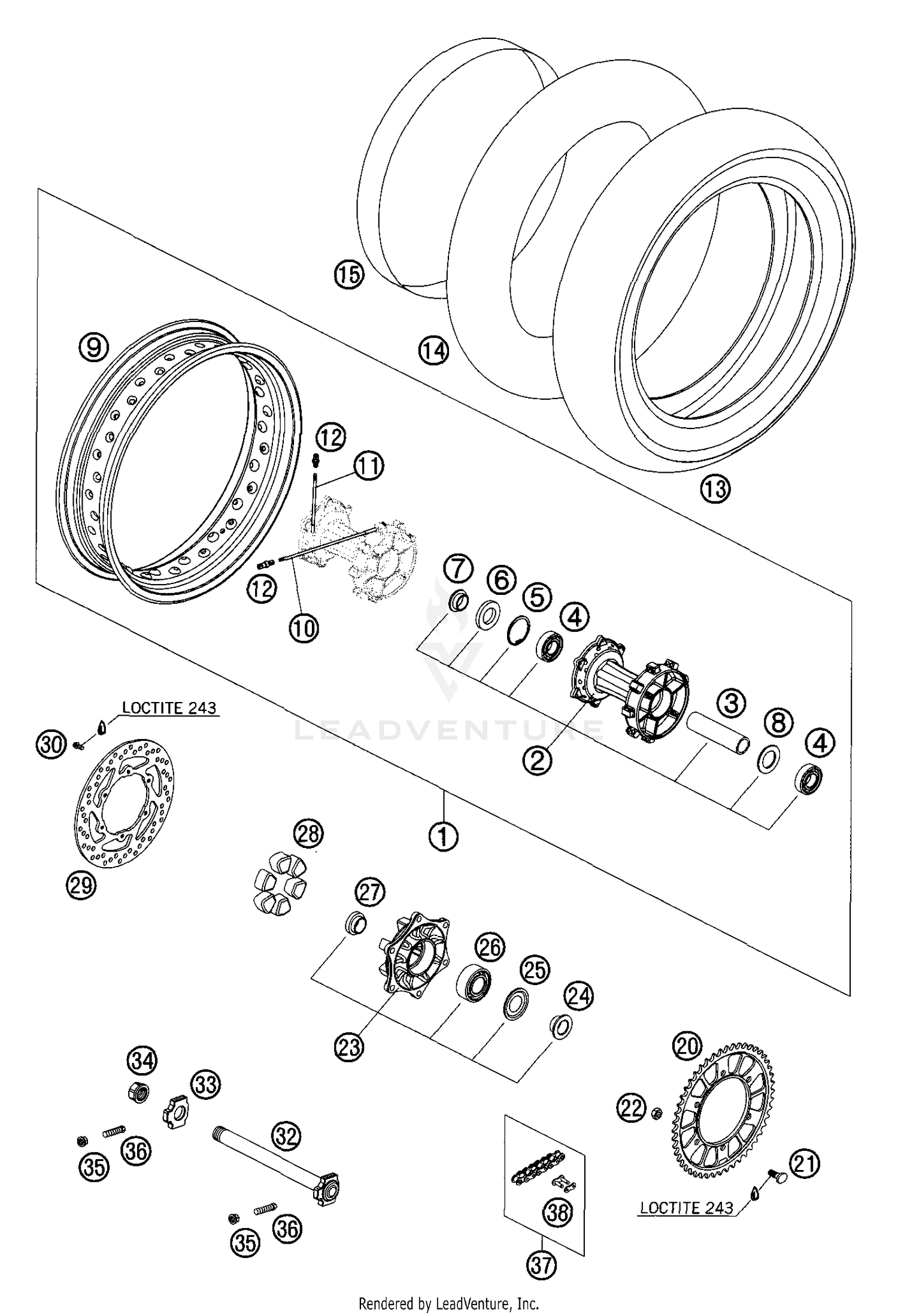 Rear Wheel 18