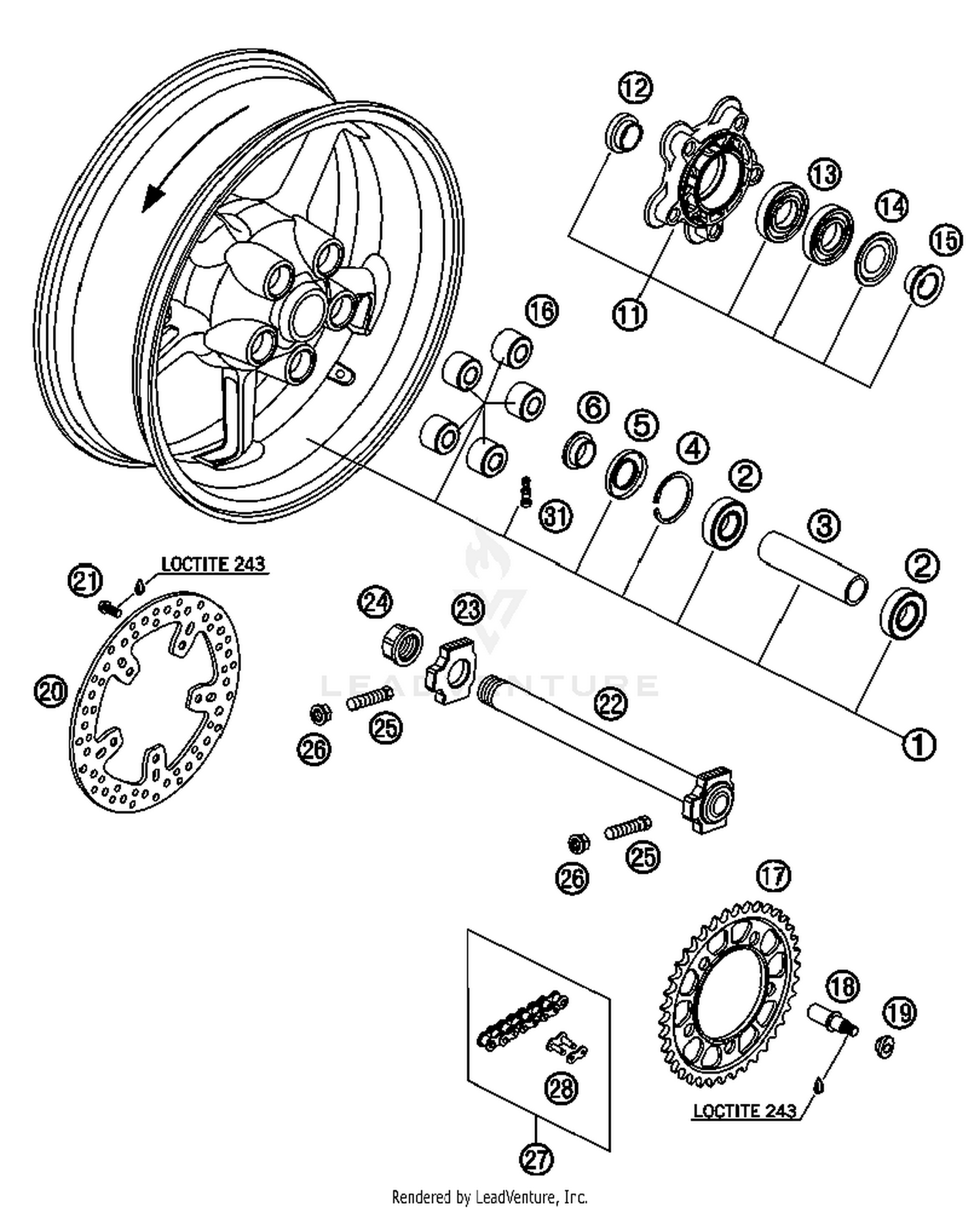 Rear Wheel