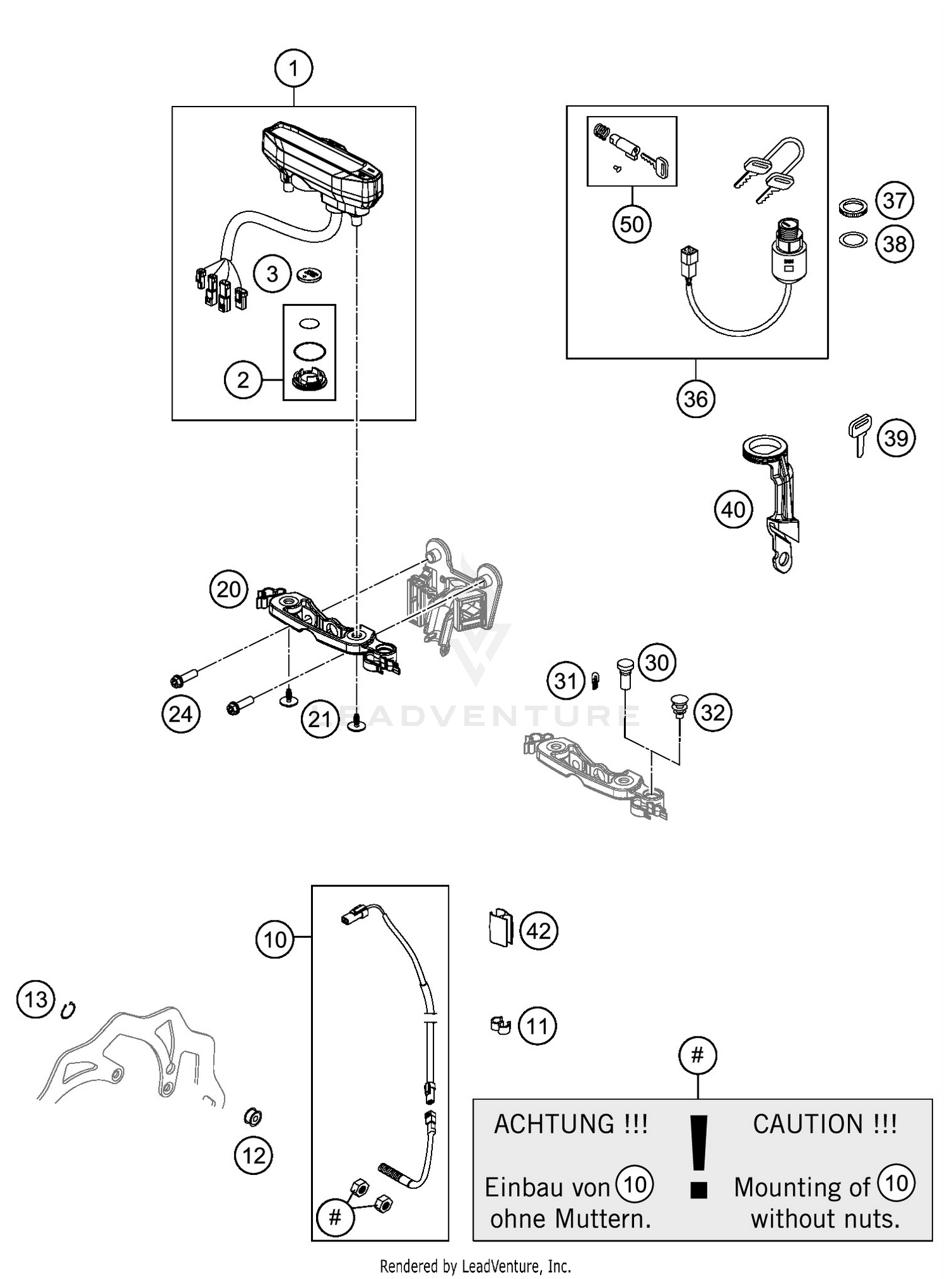 INSTRUMENTS / LOCK SYSTEM