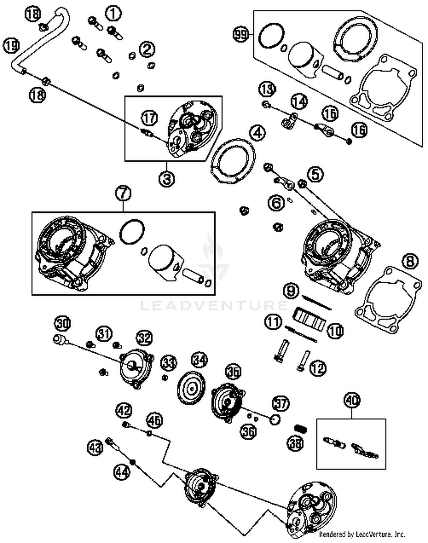 Cylinder, Cylinderhead