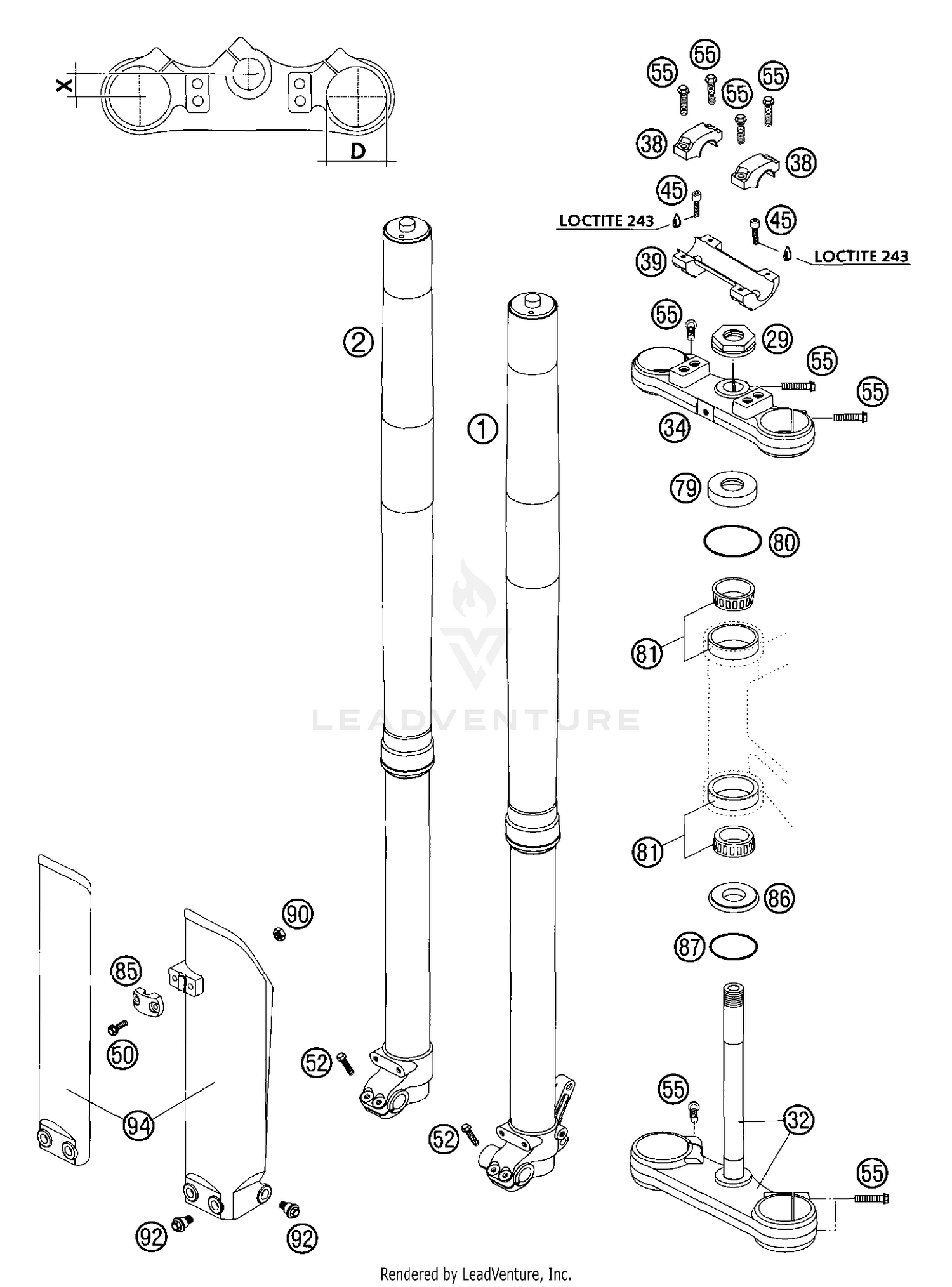 Front Fork WP USD 43