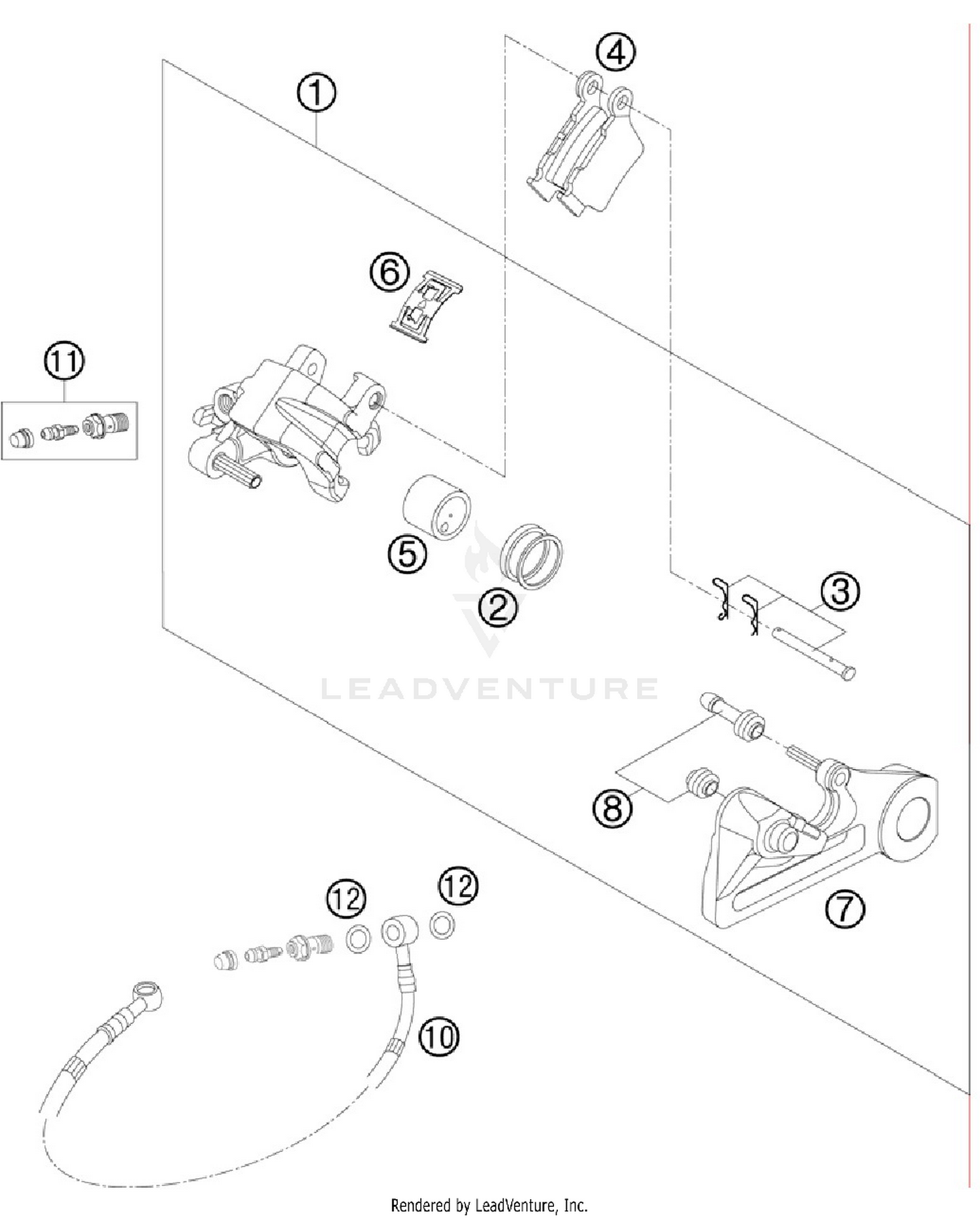 Brake Caliper Rear