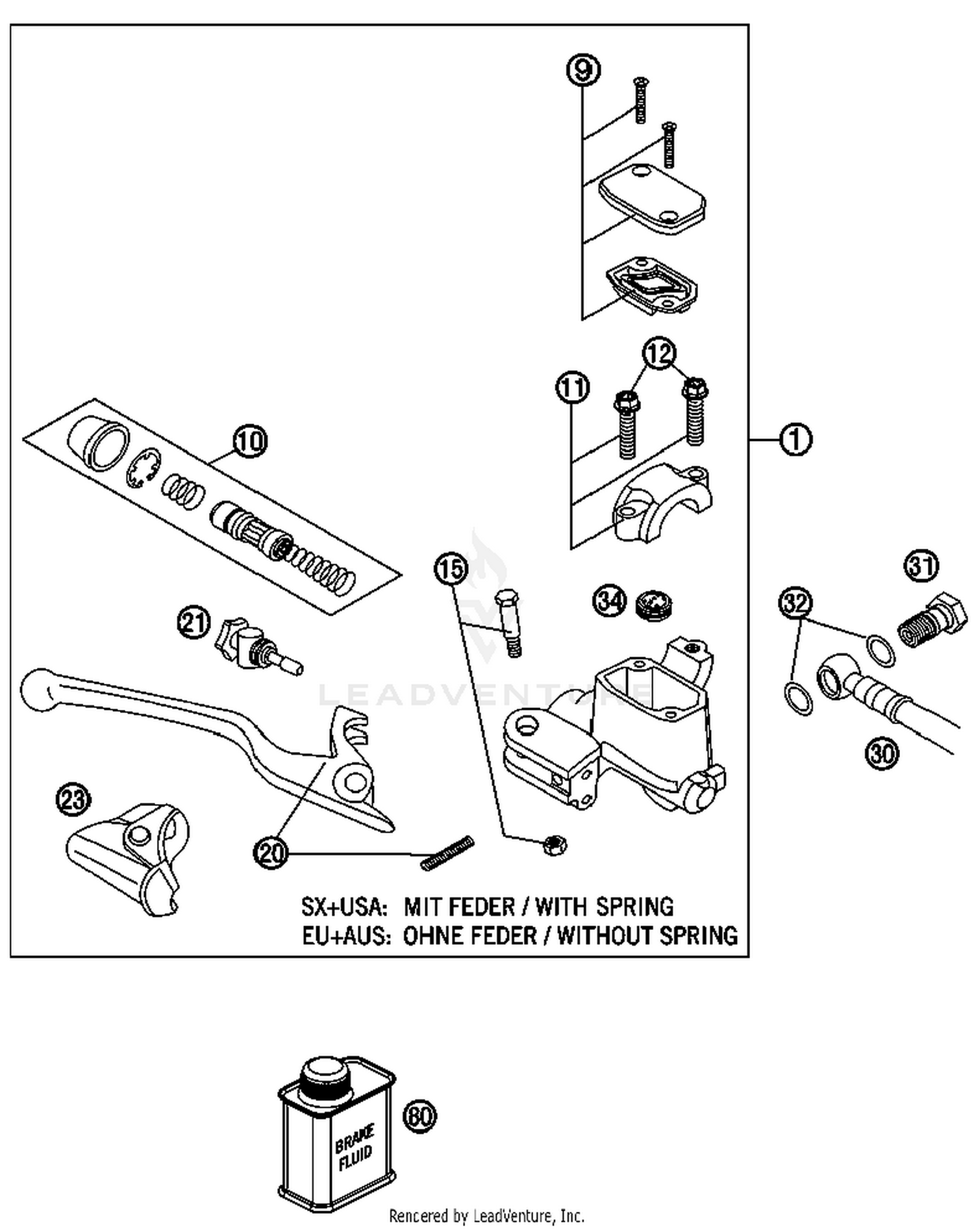 Hand Brake Cylinder