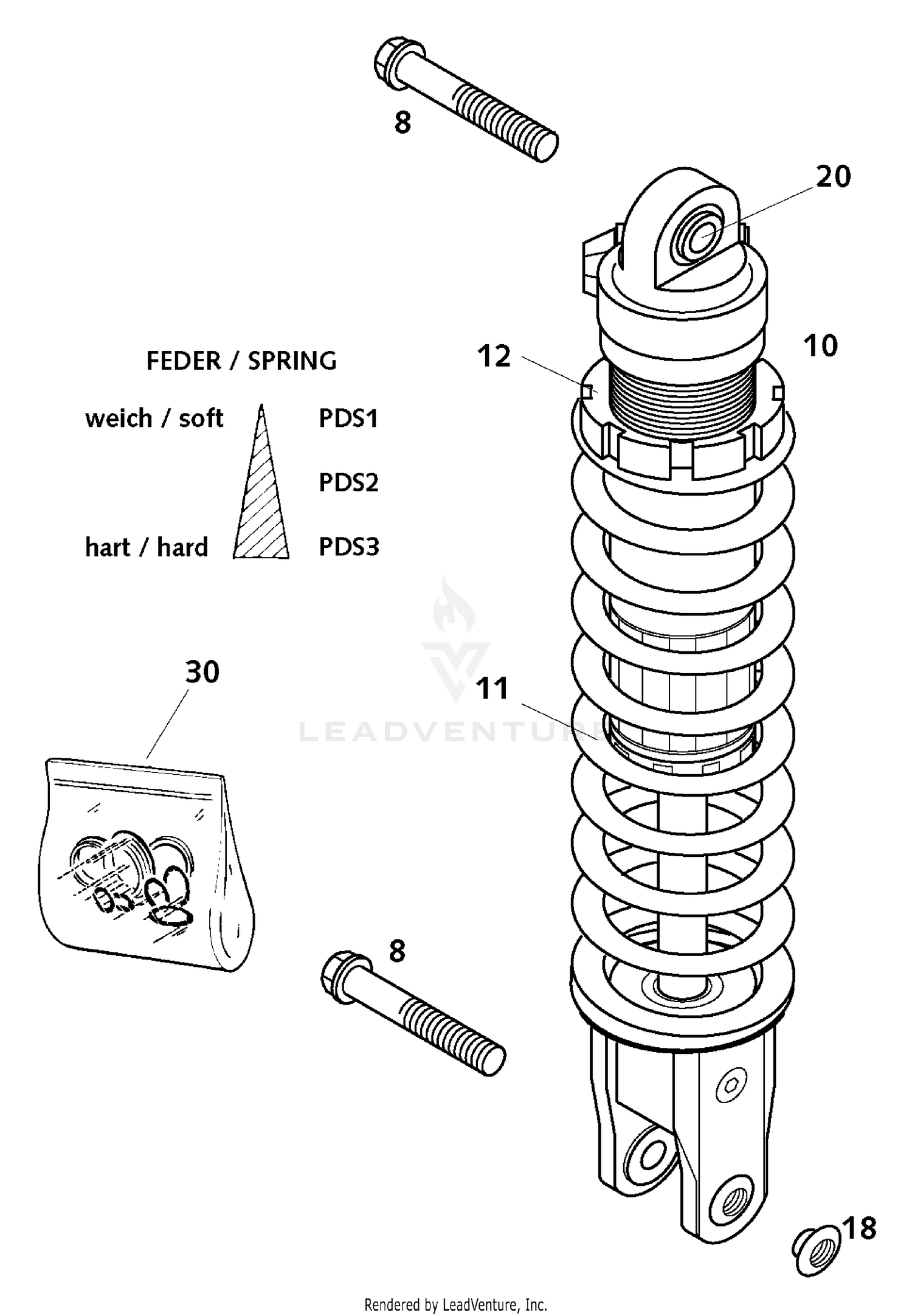 Shock Absorber WP PDS