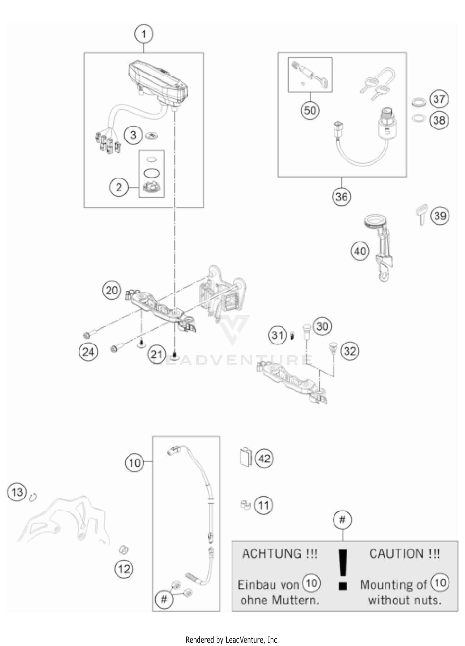INSTRUMENTS / LOCK SYSTEM