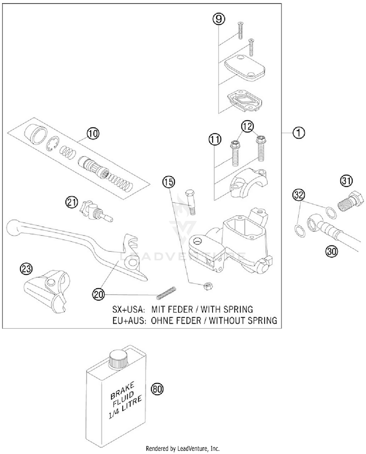 Hand Brake Cylinder