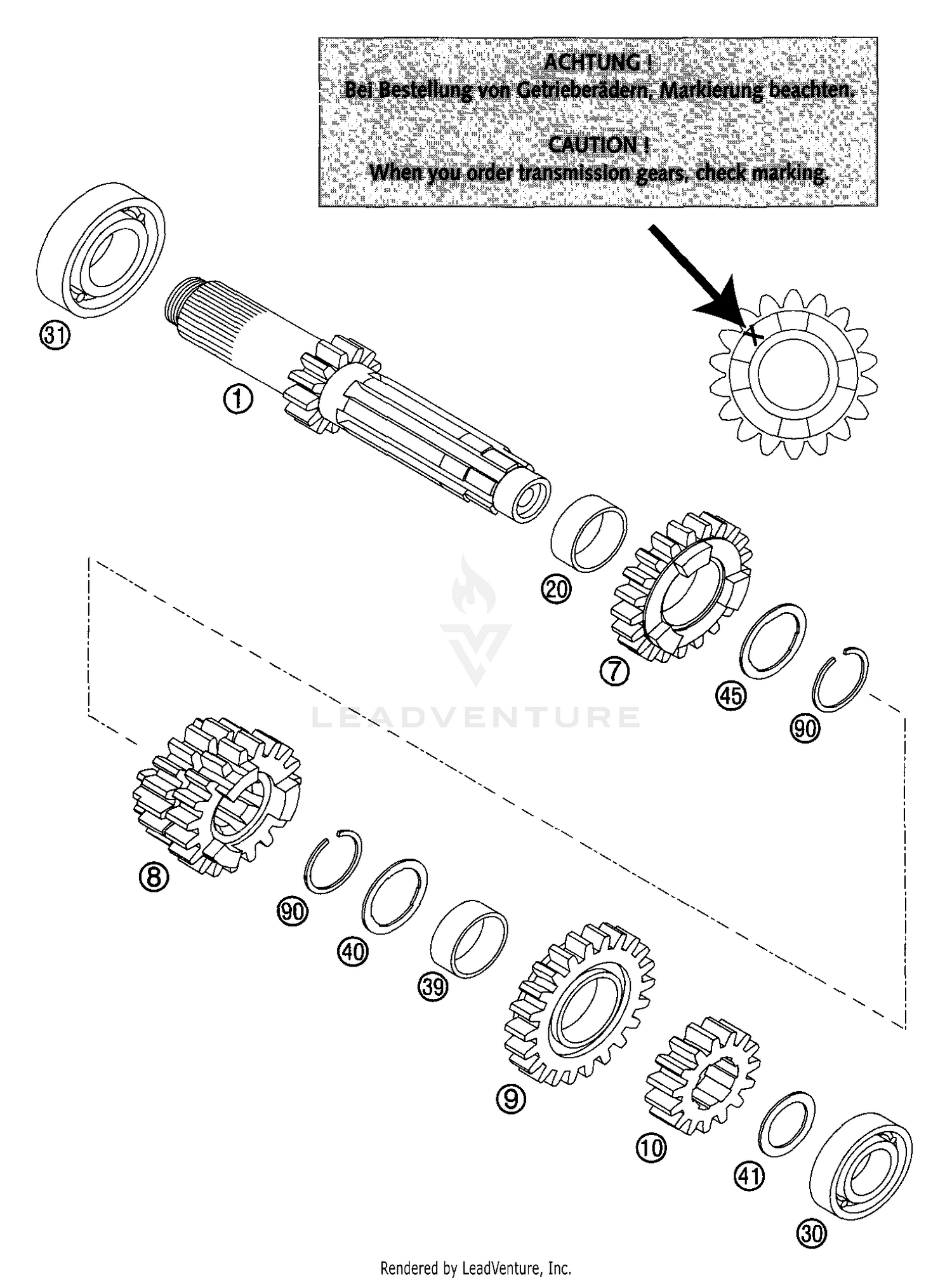 Transmission I - Main Shaft