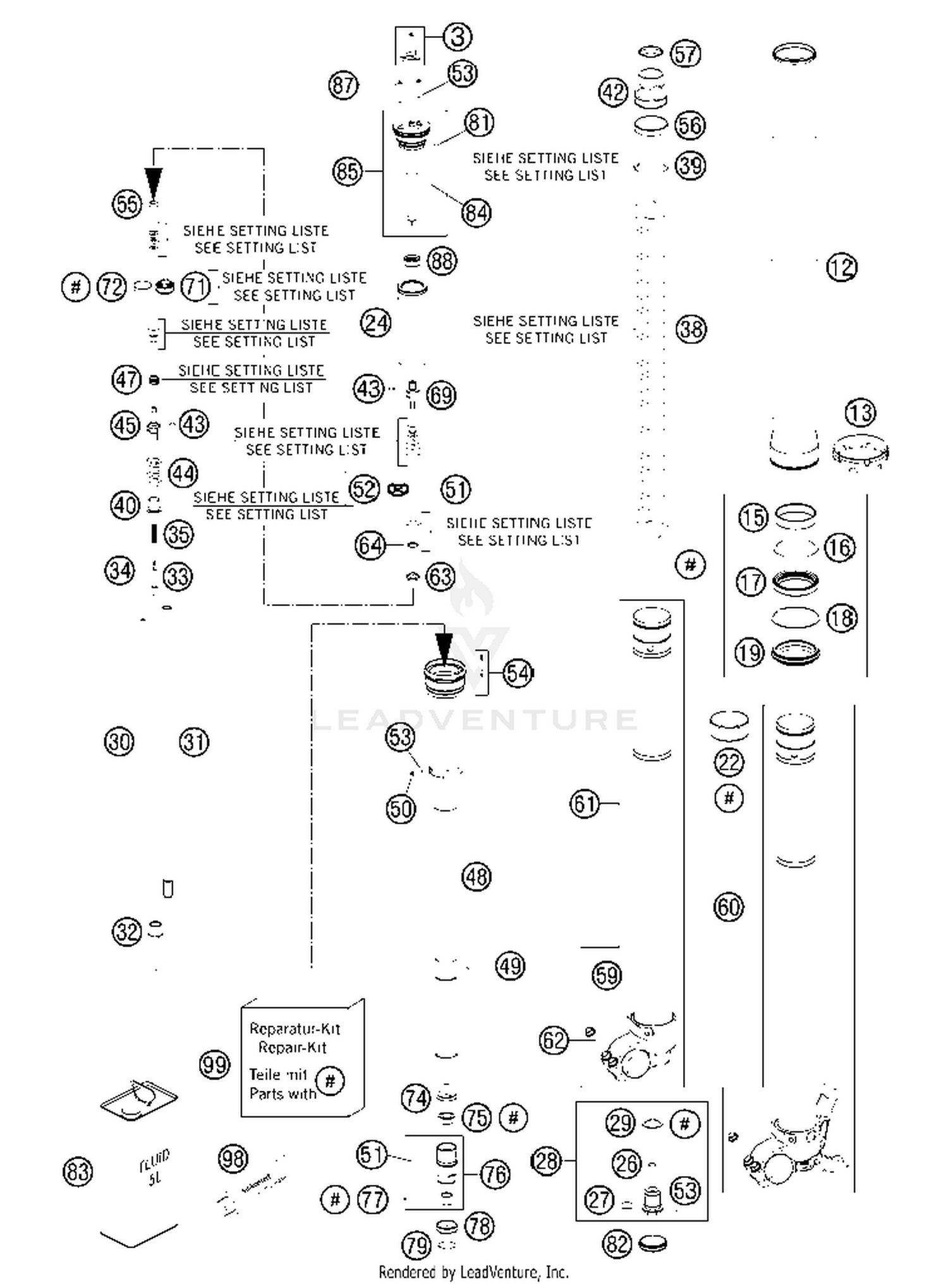 Front Fork Disassembled