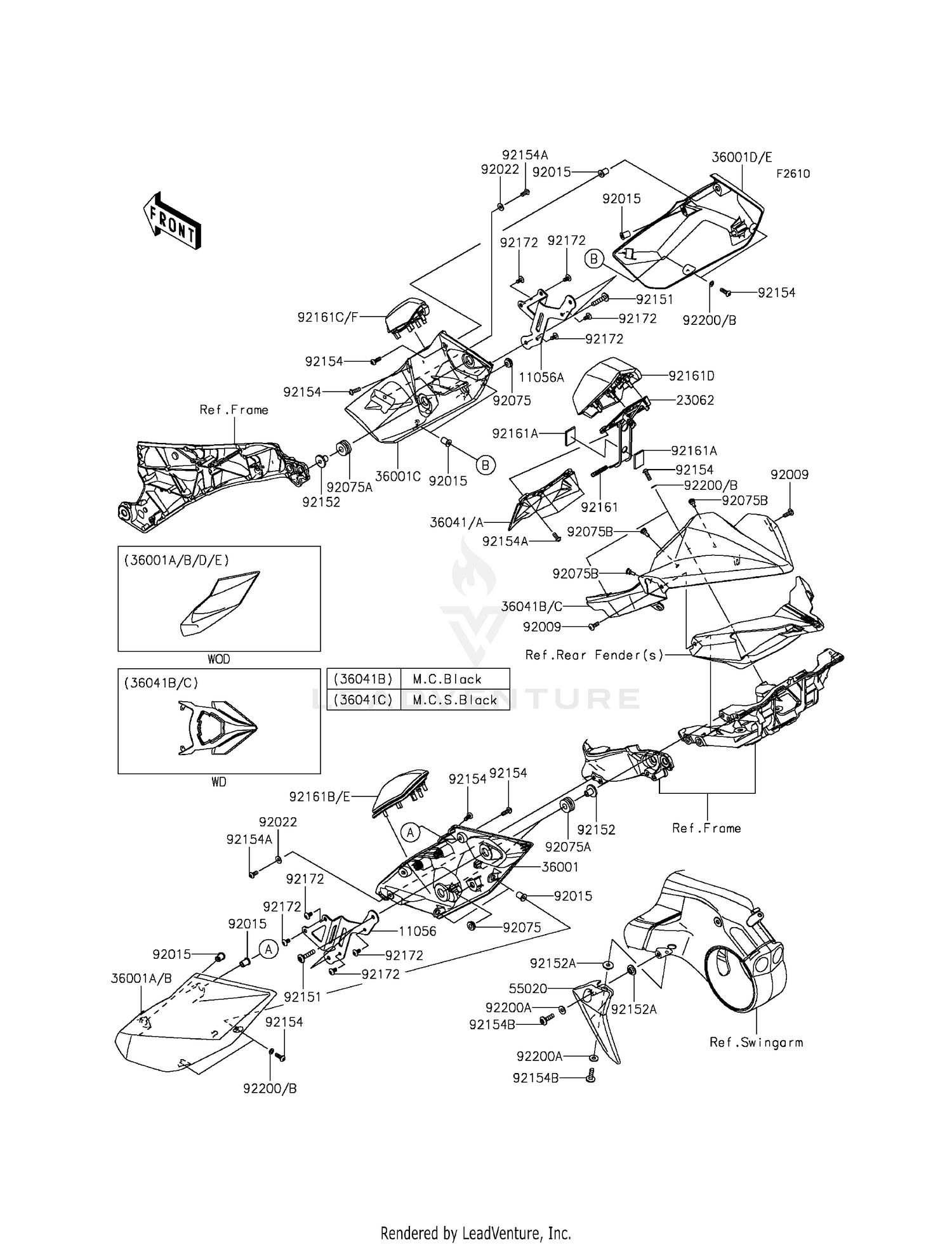 SIDE COVERS/CHAIN COVER