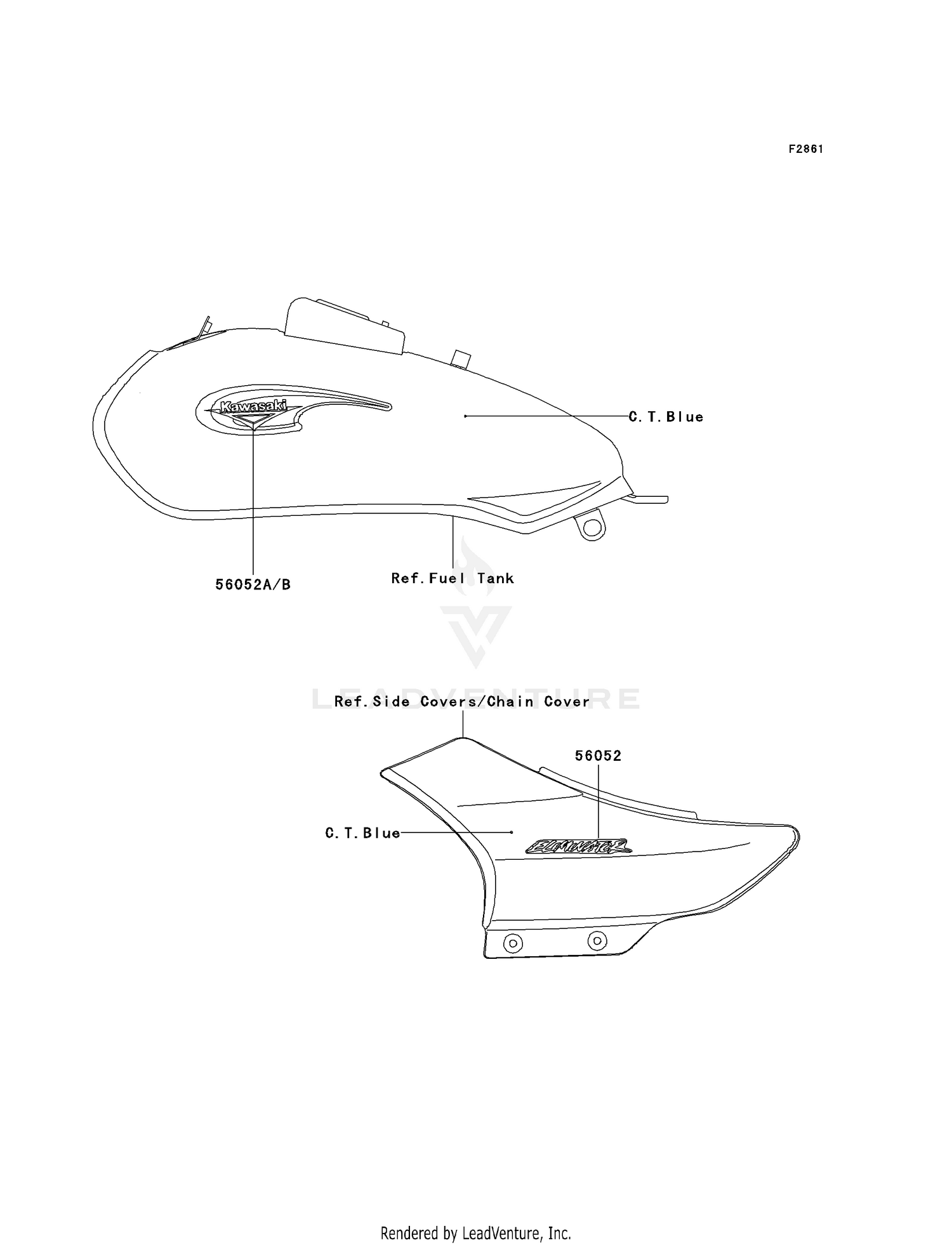 DECALS (C.T.BLUE)(A6F)