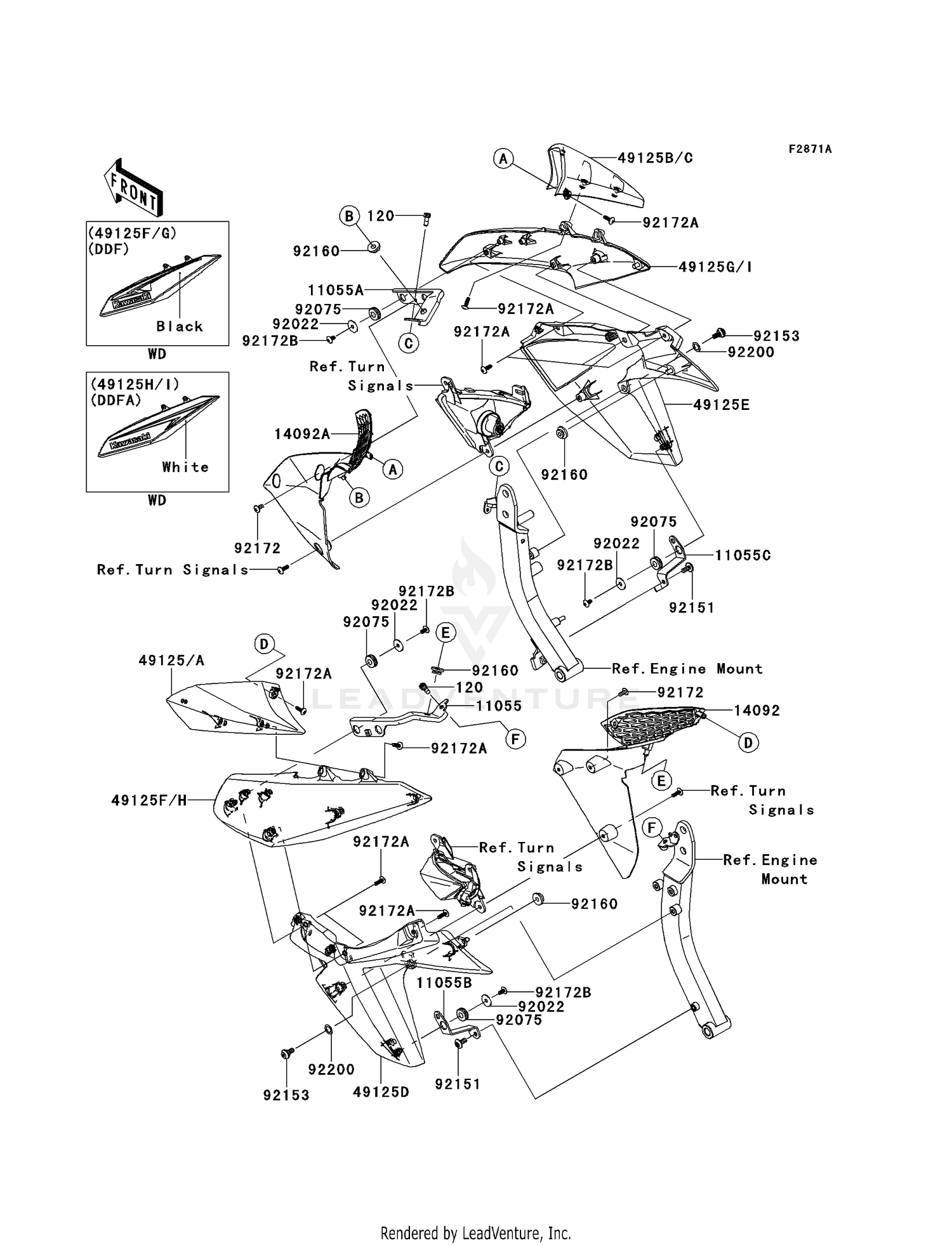 COWLING (CENTER)(DDF/DDFA)