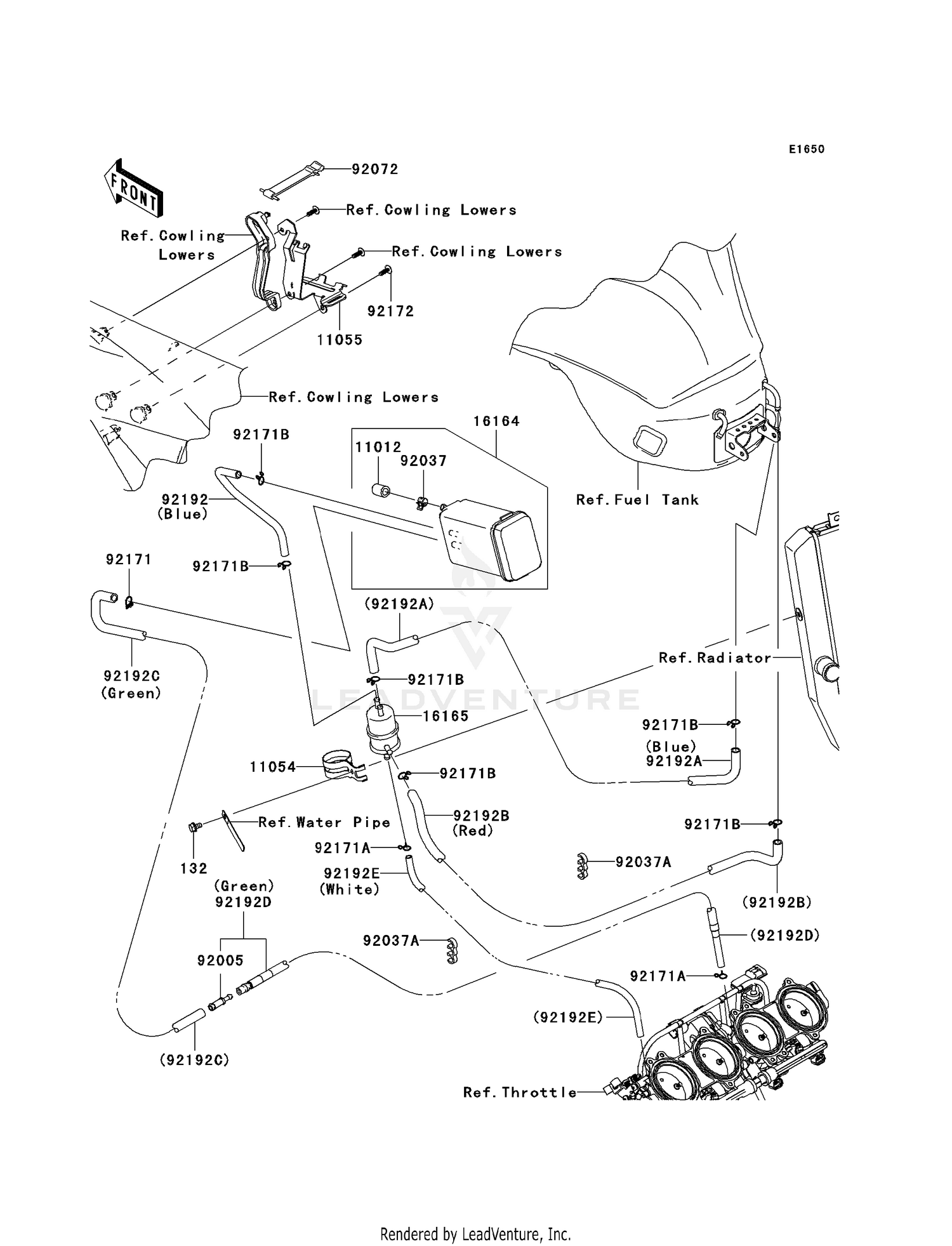 FUEL EVAPORATIVE SYSTEM (CA)