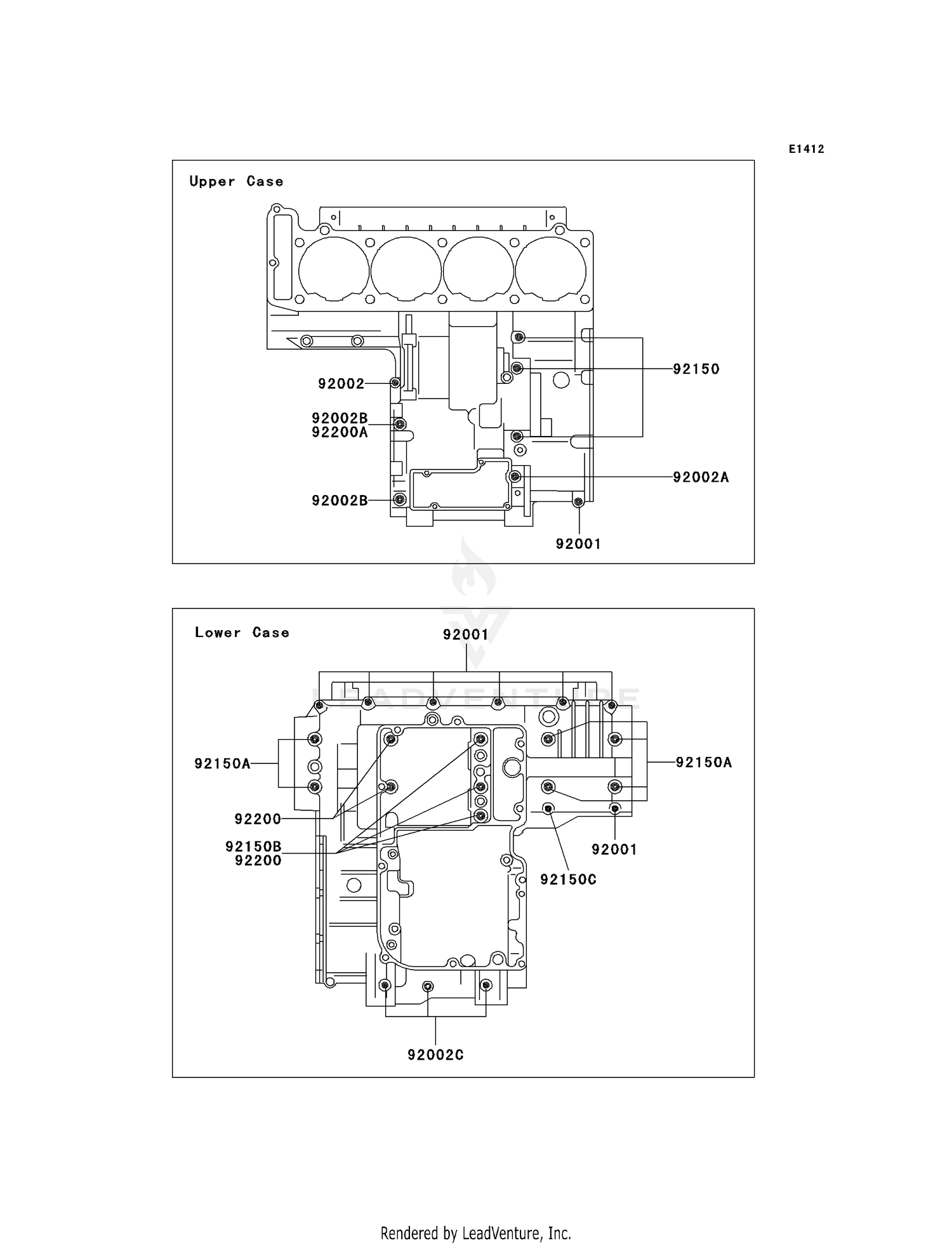 CRANKCASE BOLT PATTERN