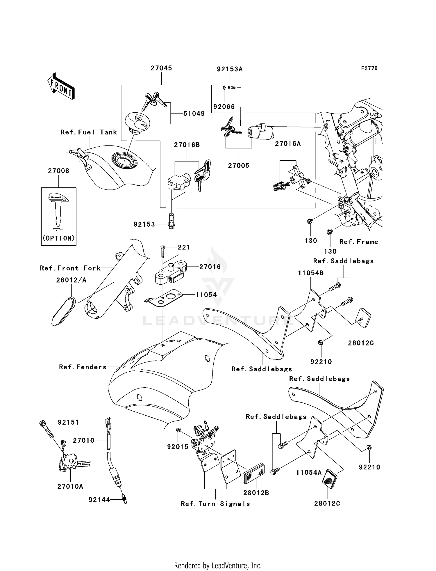 IGNITION SWITCH/LOCKS/REFLECTORS