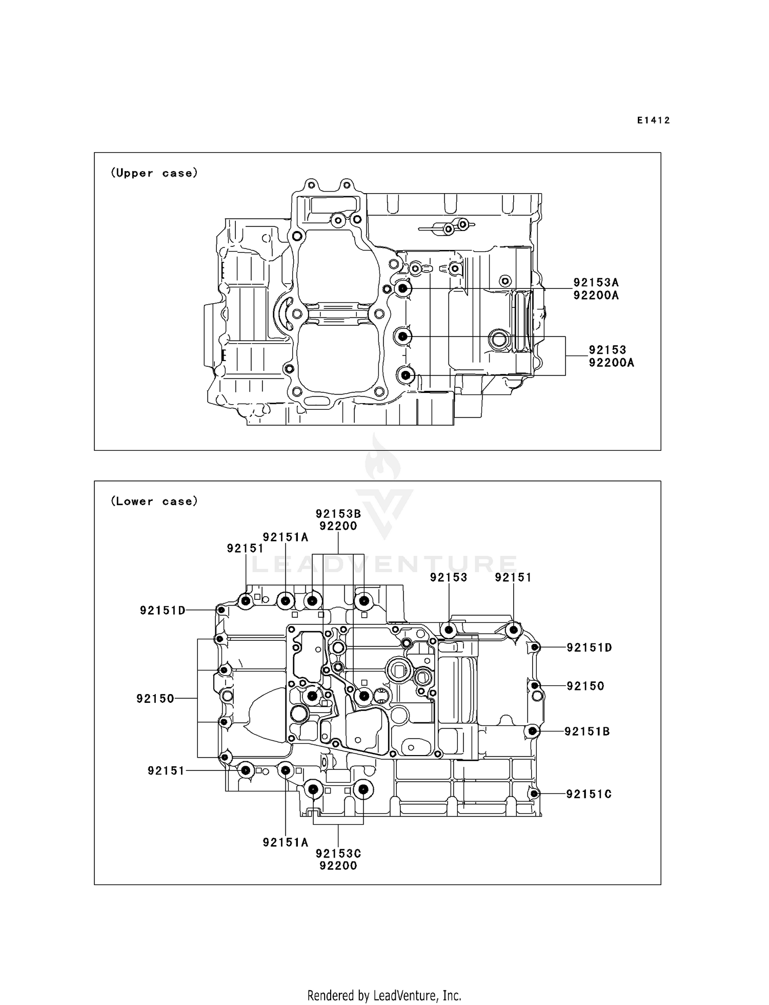 CRANKCASE BOLT PATTERN