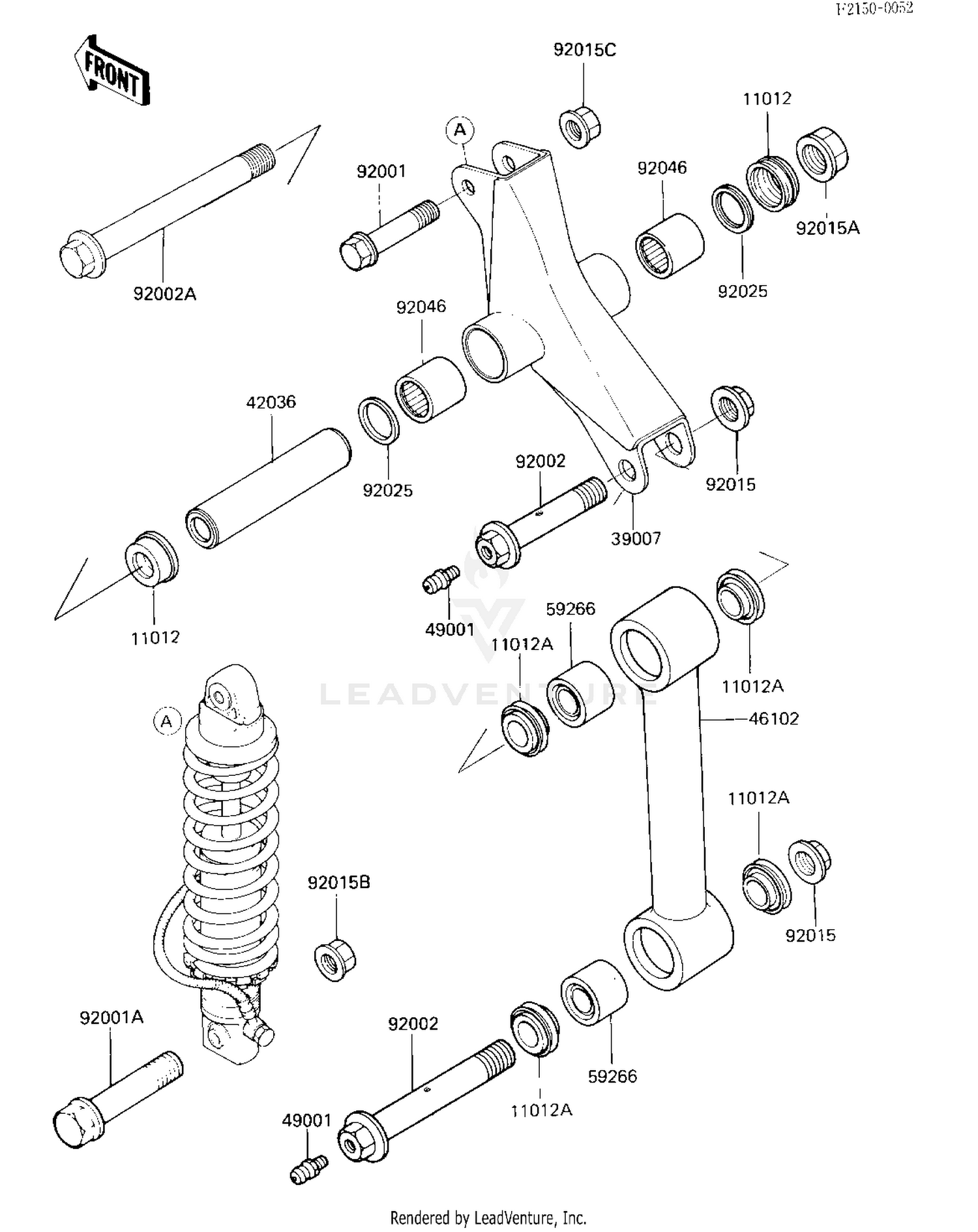 REAR SUSPENSION ('85 A2)