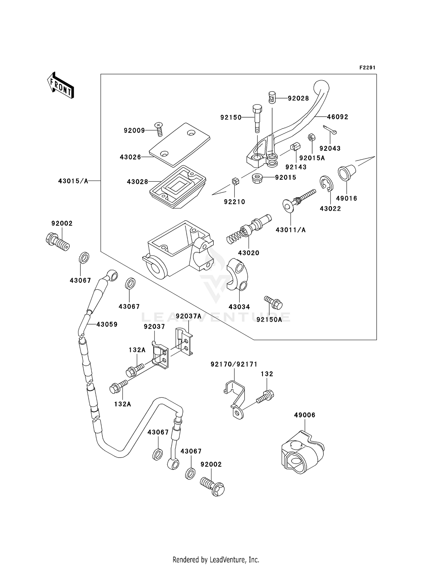 FRONT MASTER CYLINDER