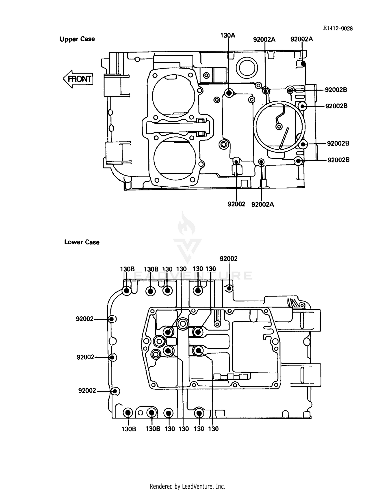 CRANKCASE BOLT PATTERN