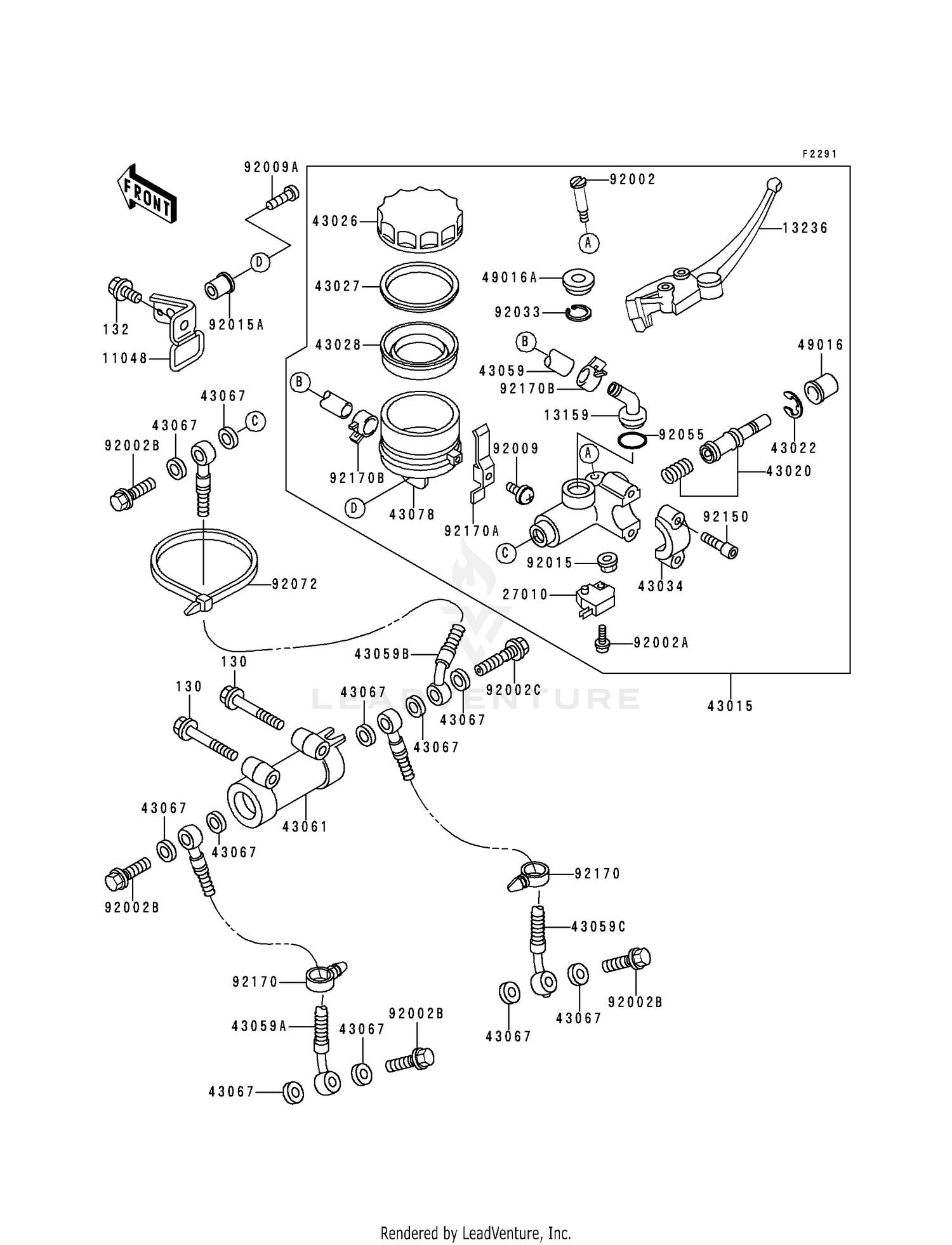 FRONT MASTER CYLINDER