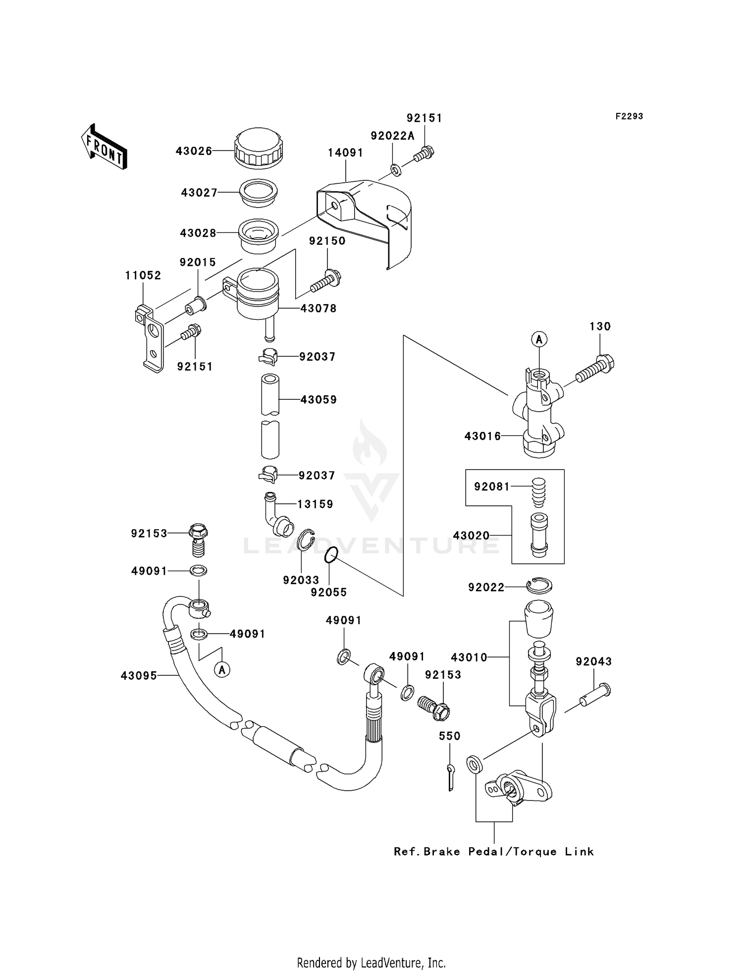 REAR MASTER CYLINDER