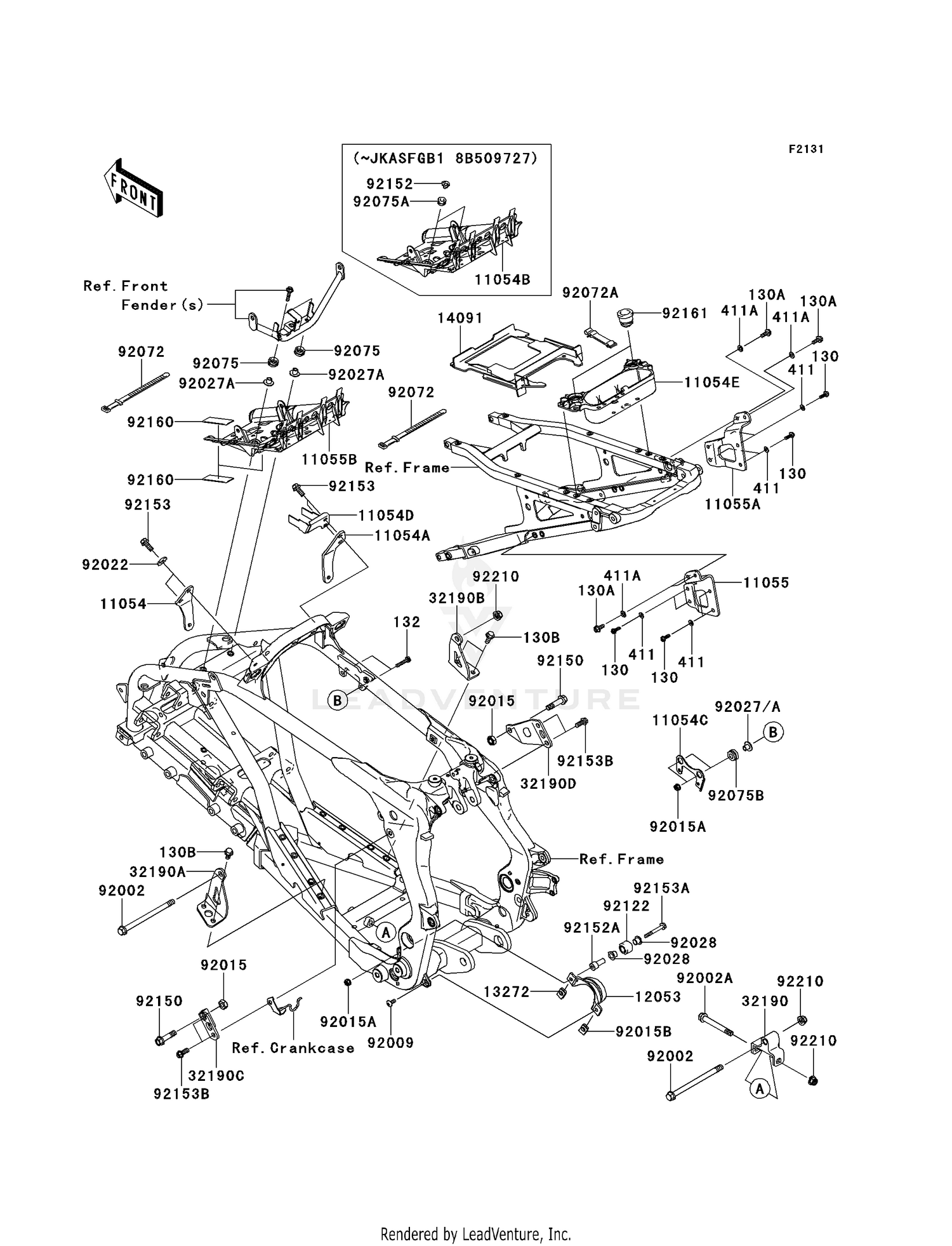 FRAME FITTINGS (B8F/B8FA)
