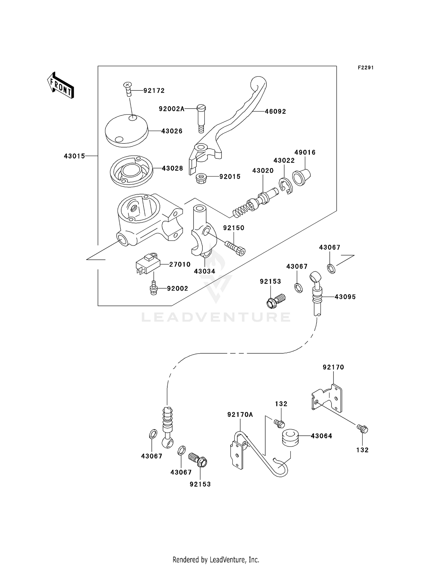 FRONT MASTER CYLINDER