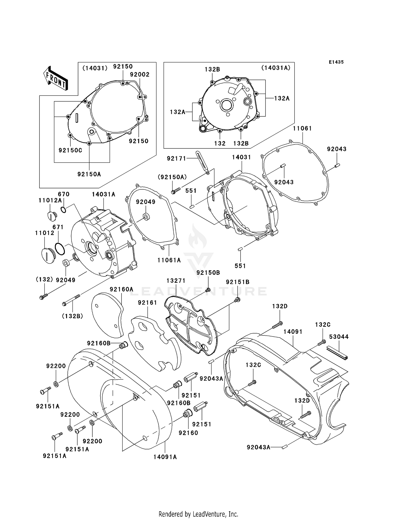 LEFT ENGINE COVER(S)