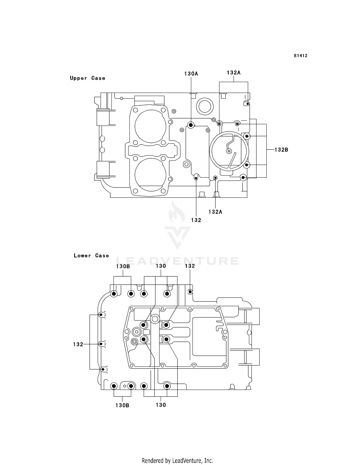 CRANKCASE BOLT PATTERN