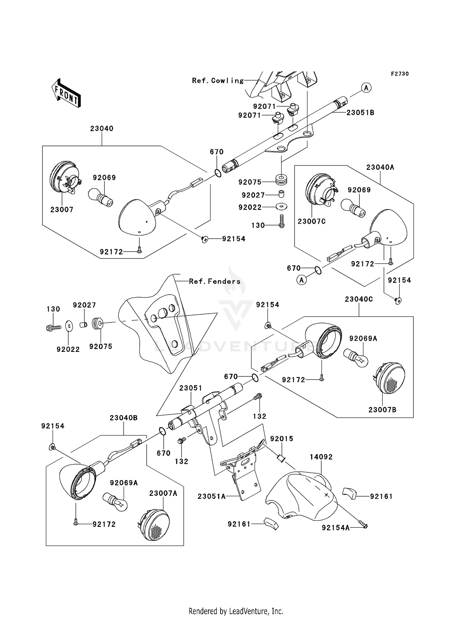 TURN SIGNALS (A9F-ABF)