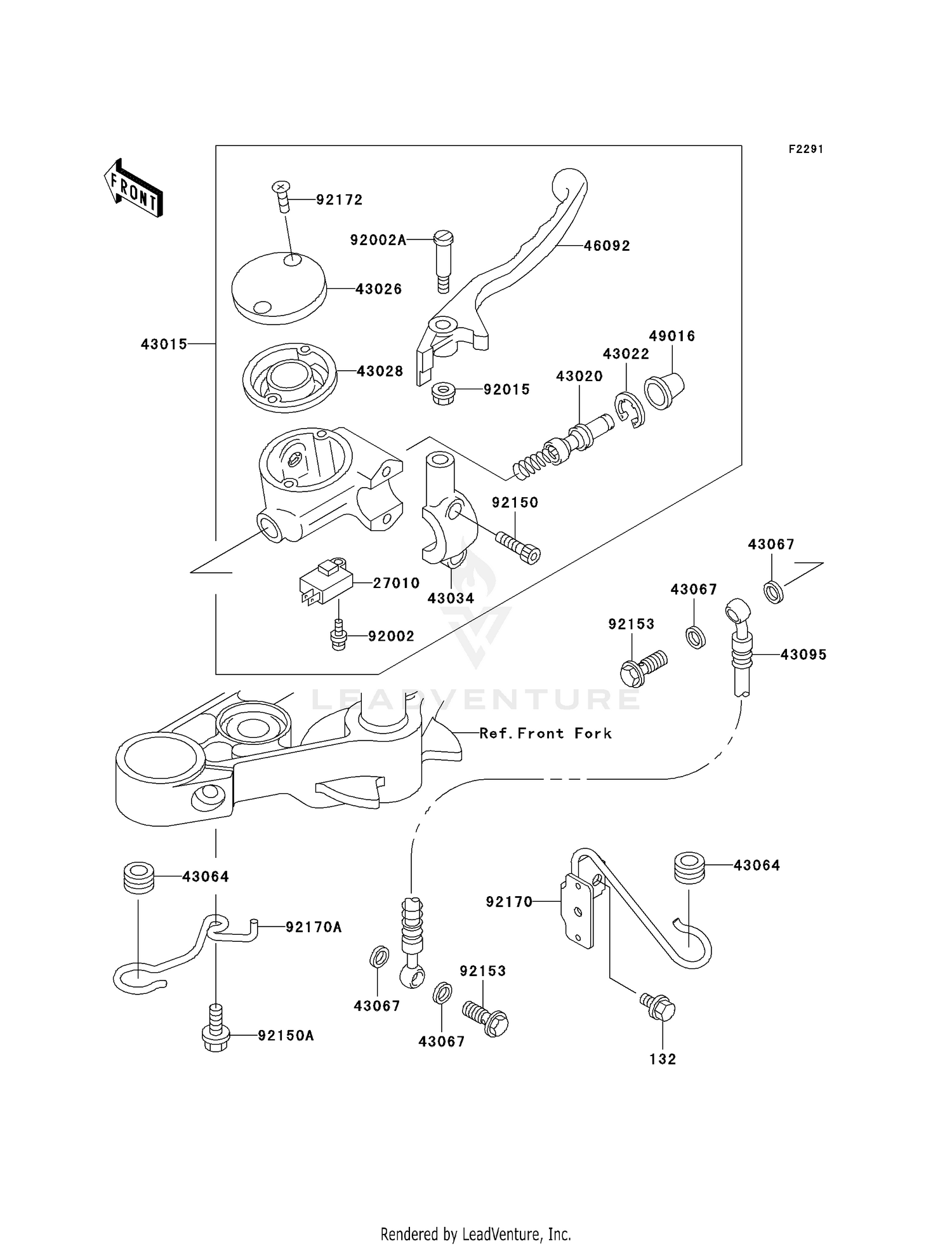 FRONT MASTER CYLINDER