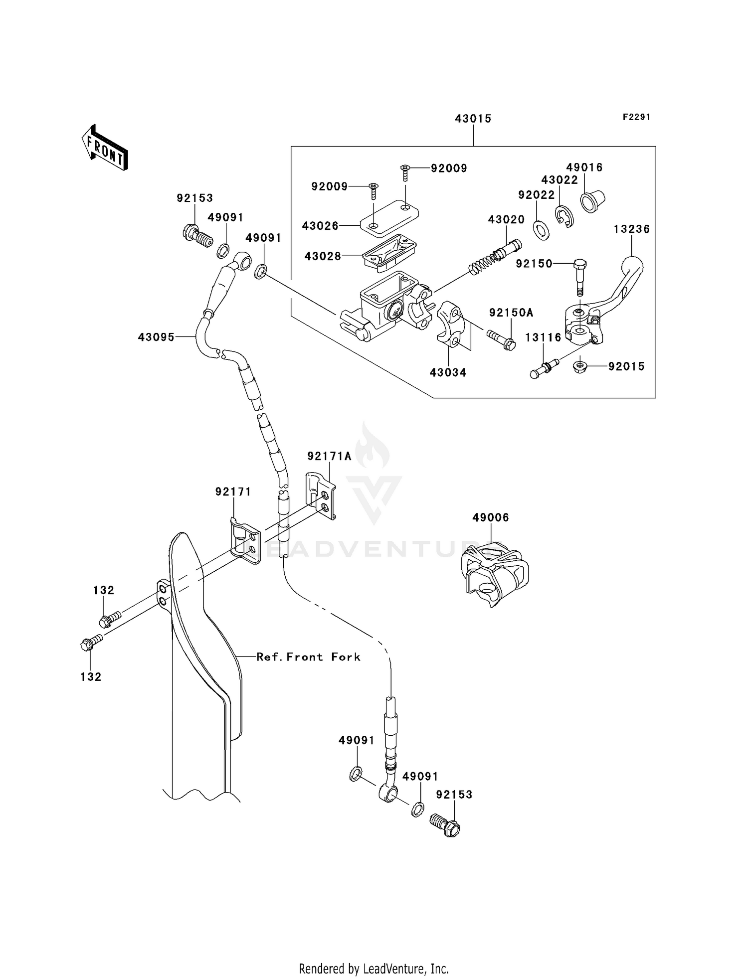 FRONT MASTER CYLINDER