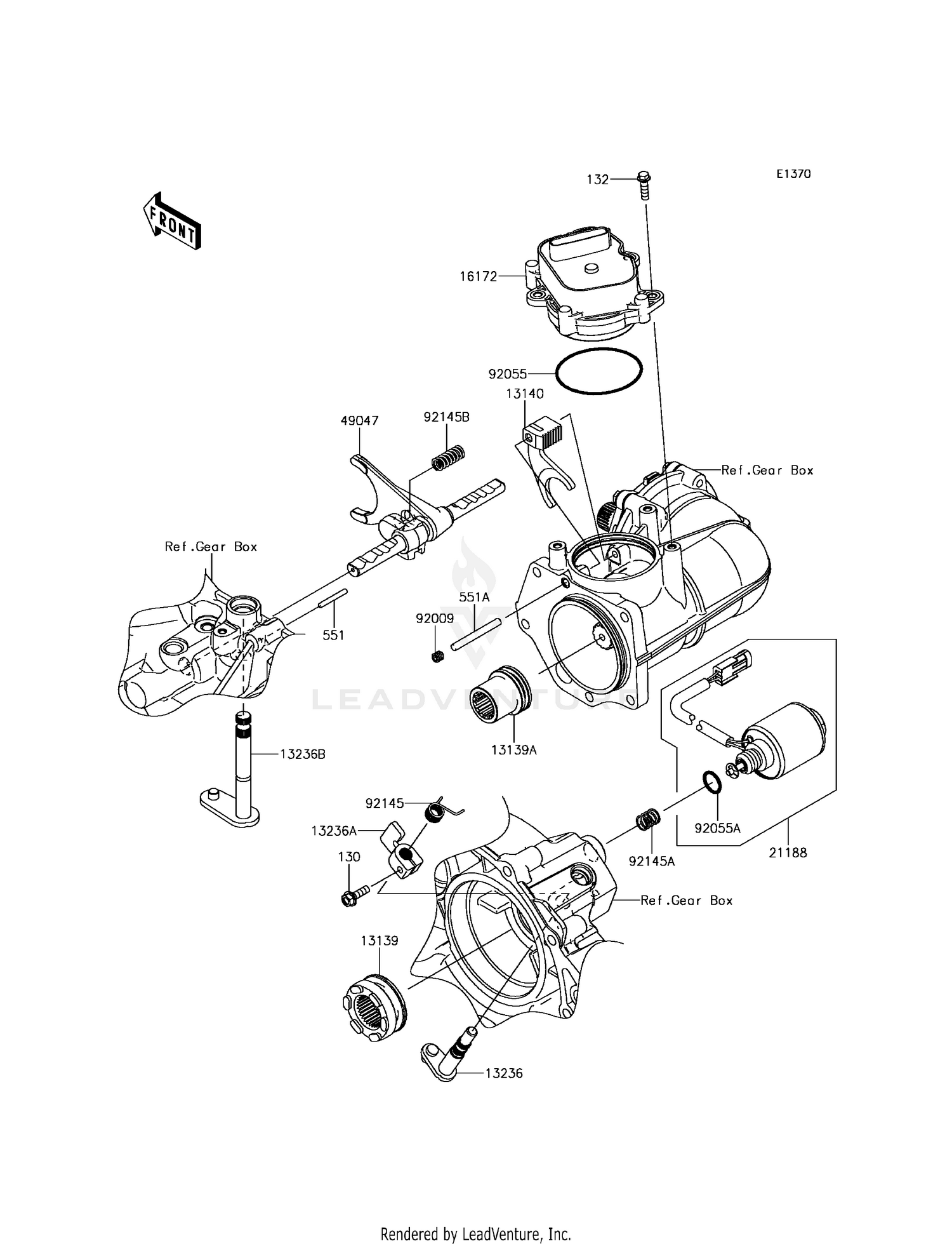 GEAR CHANGE MECHANISM