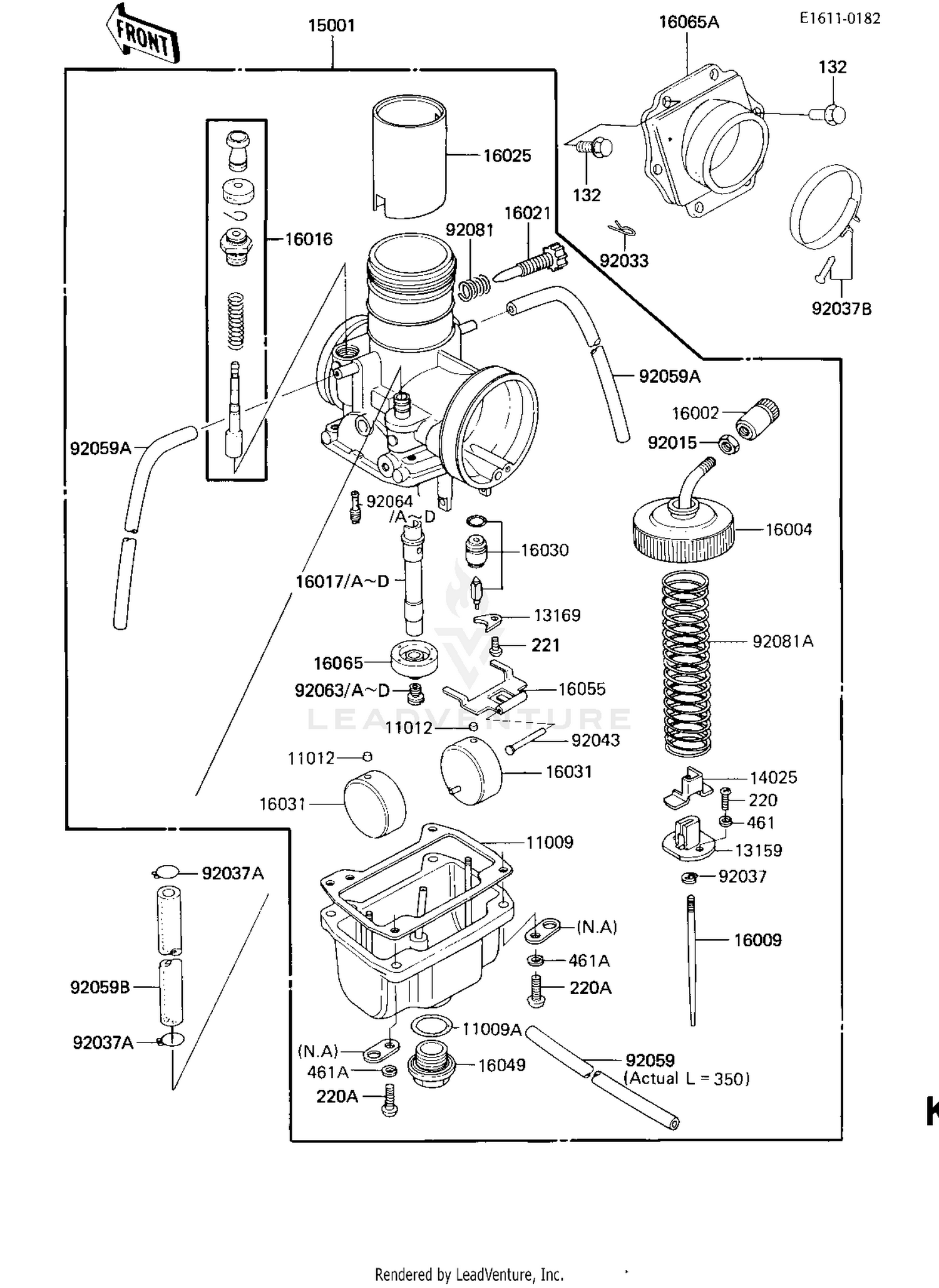 CARBURETOR (KDX200-A3)